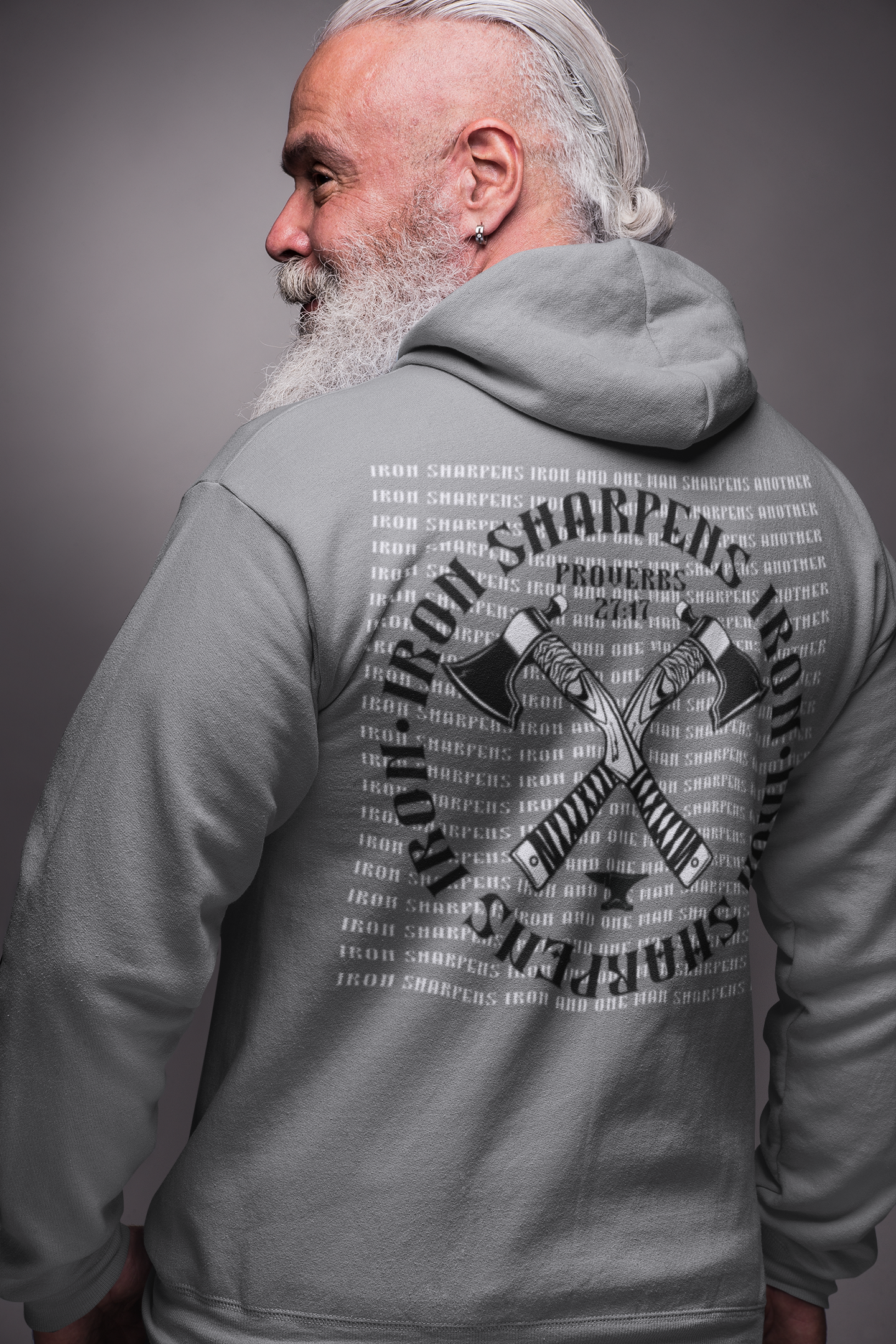Men's Hoodie Iron Sharpens Iron