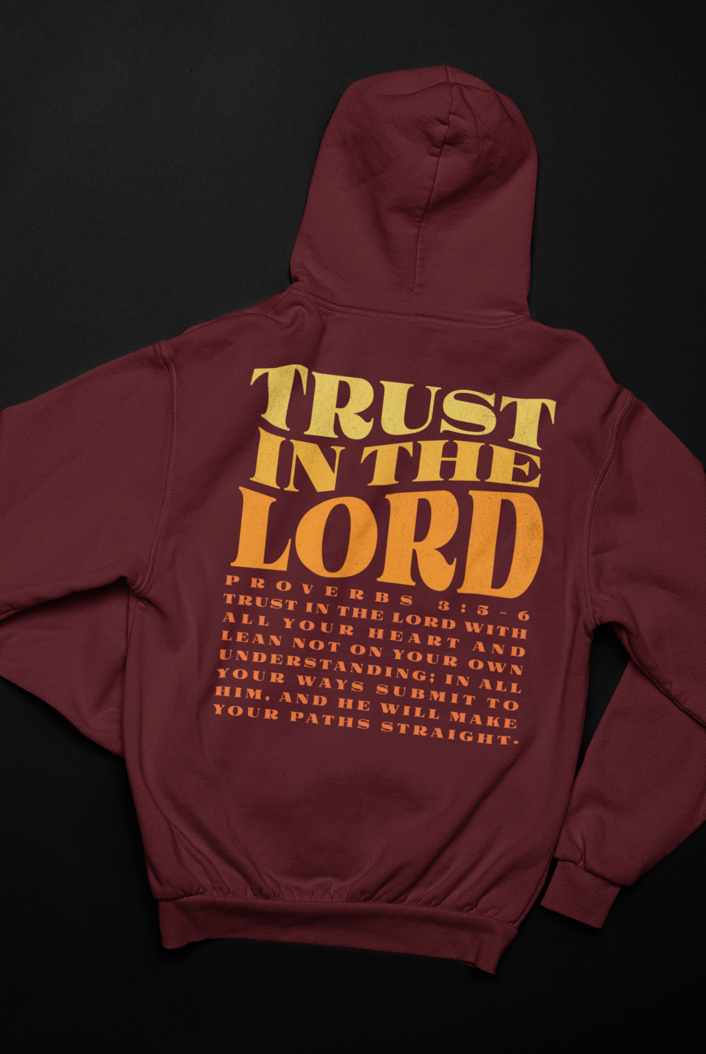 Women's Hoodie Trust In the Lord (Sunset)