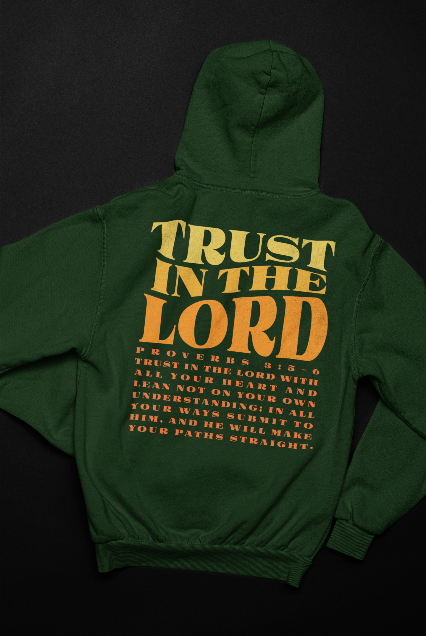 Women's Hoodie Trust In the Lord (Sunset)