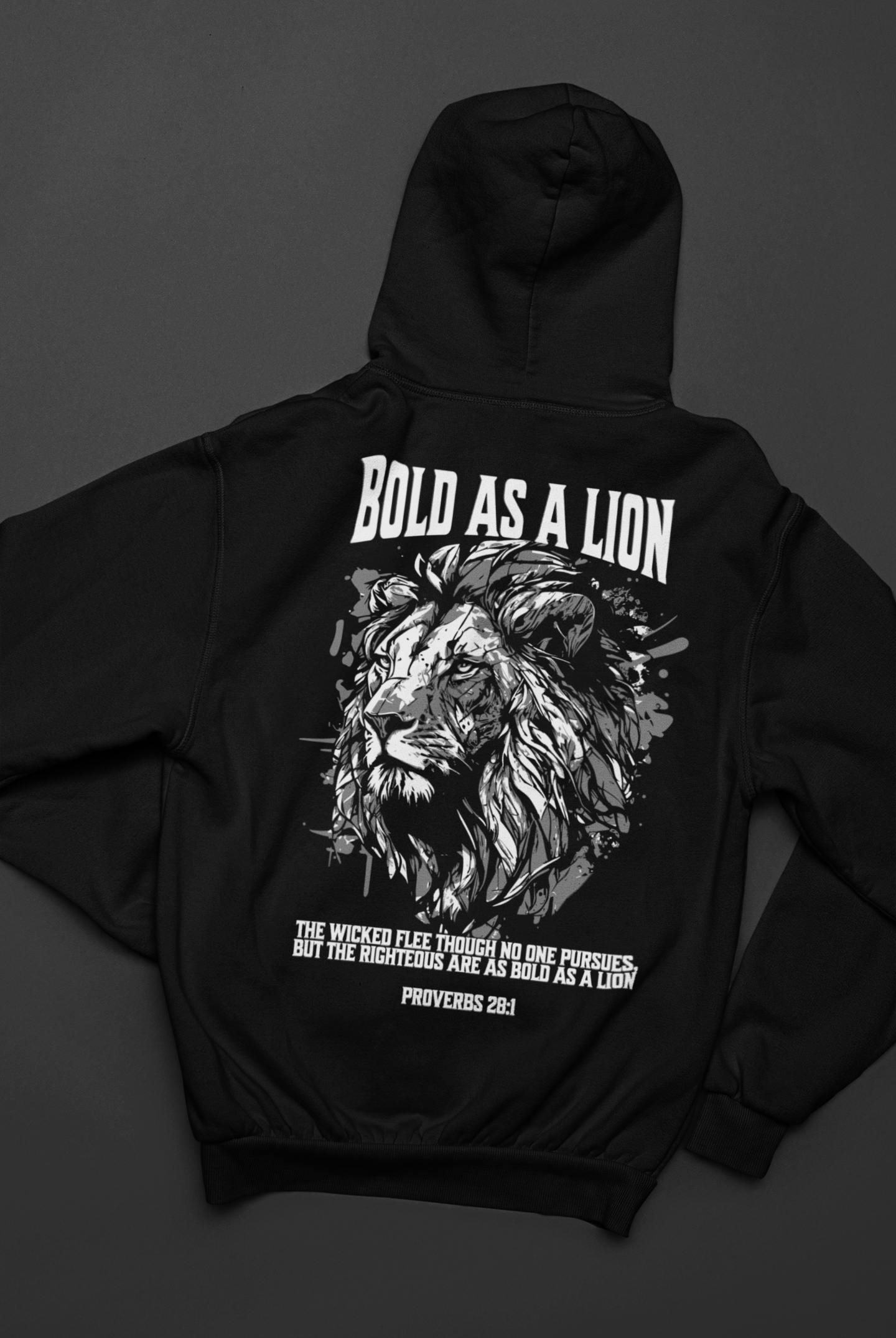 Men's Hoodie Bold as a Lion
