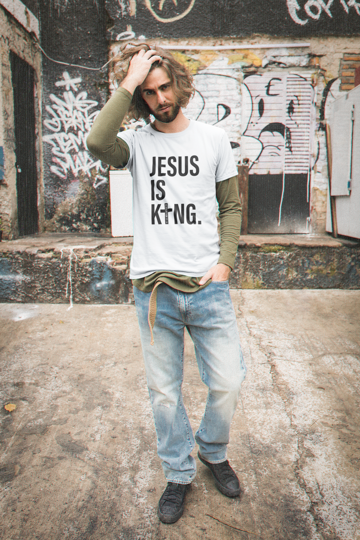 Men's T-Shirt Jesus Is King