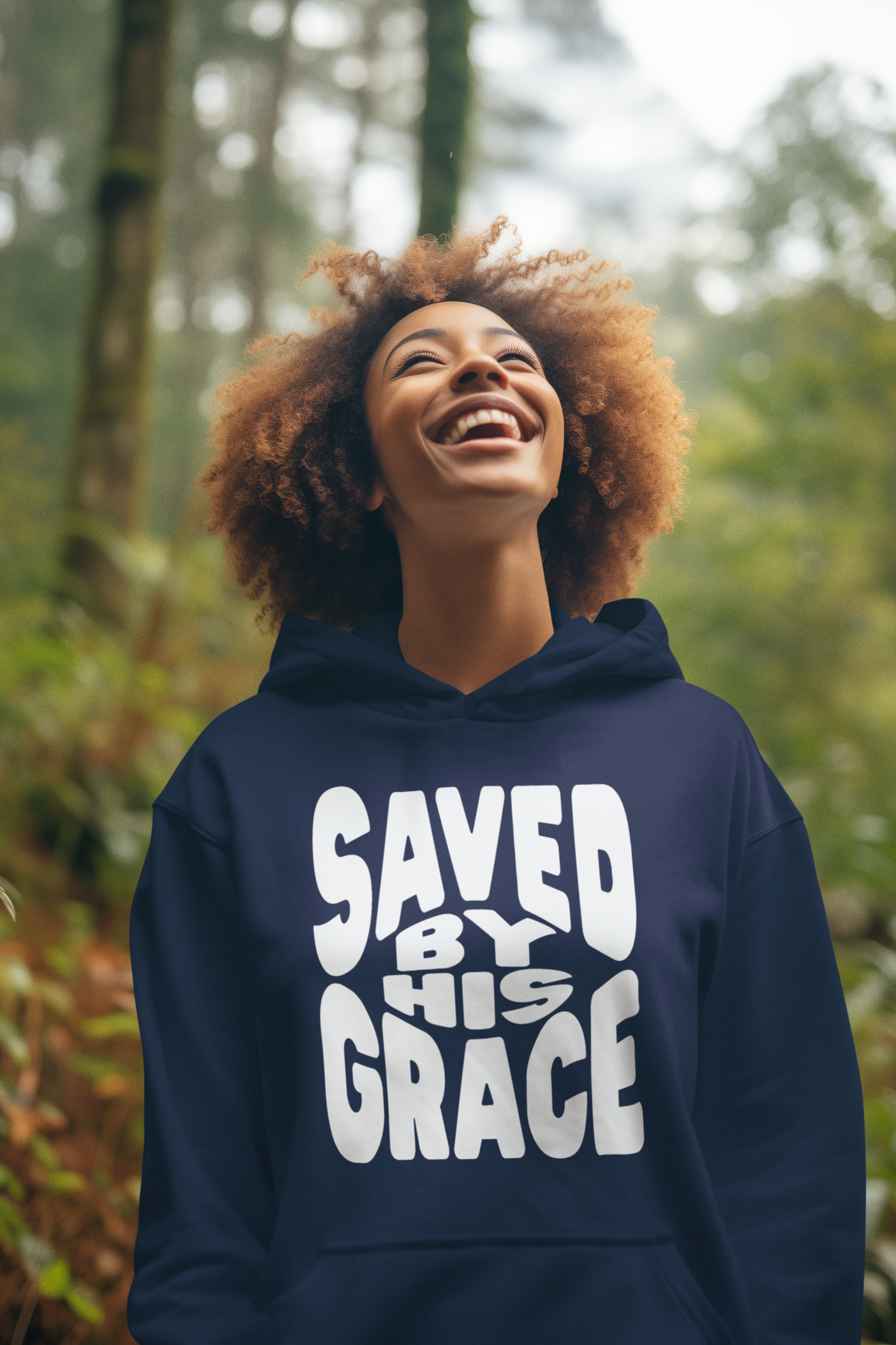Women's Hoodie Saved By His Grace