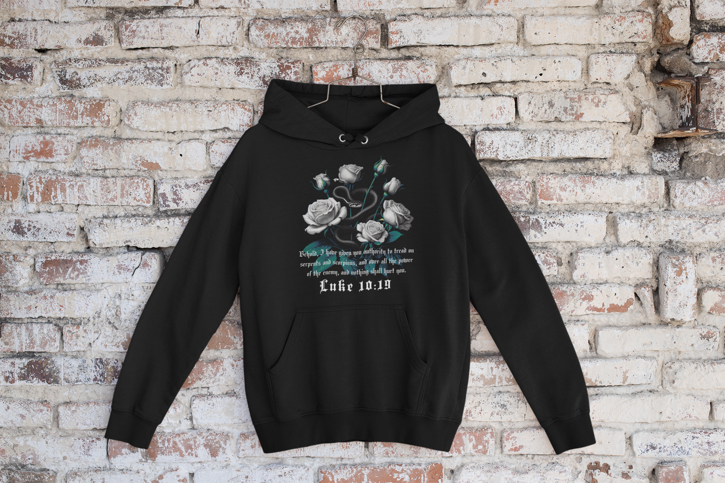 Women's Hoodie Authority Over Evil