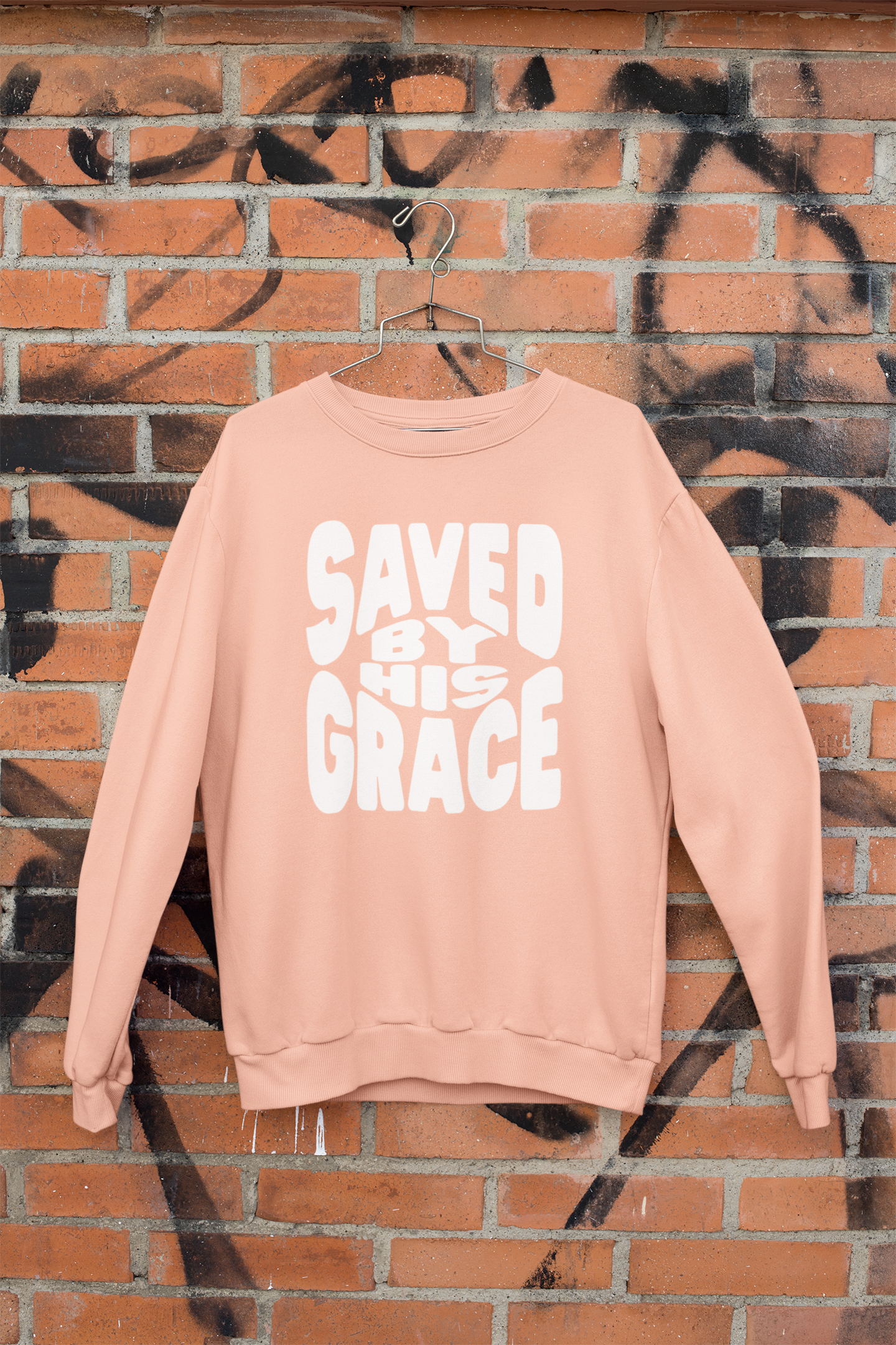 Women's Sweater Saved By His Grace