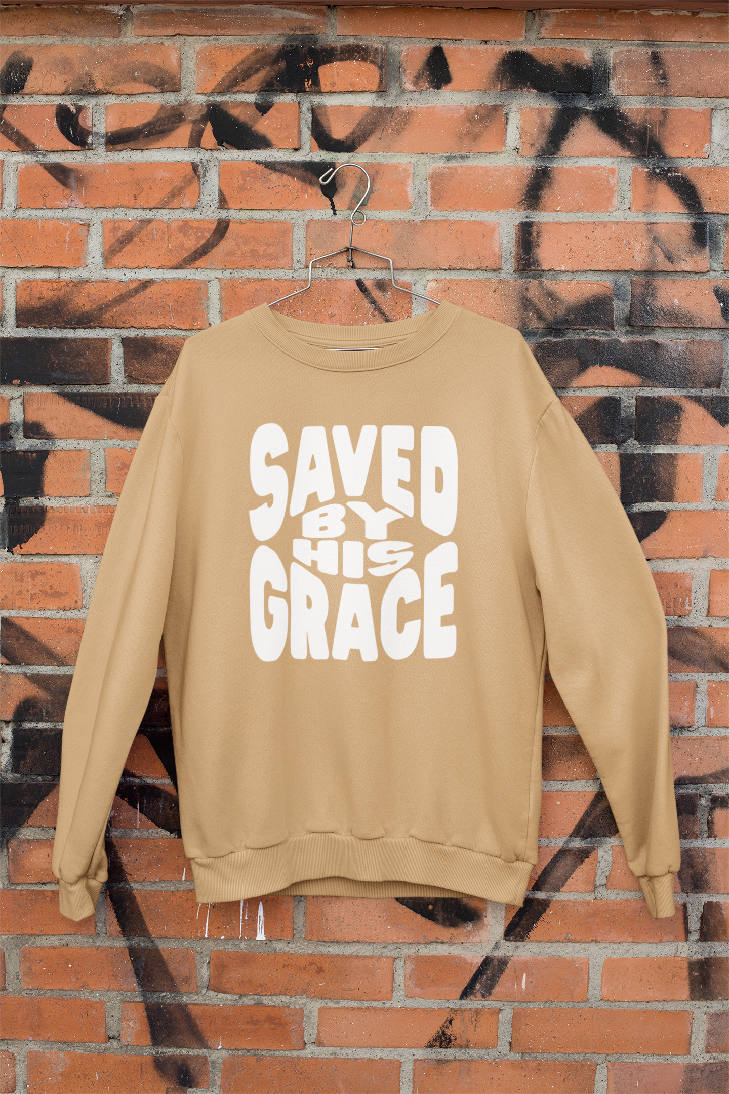 Women's Sweater Saved By His Grace