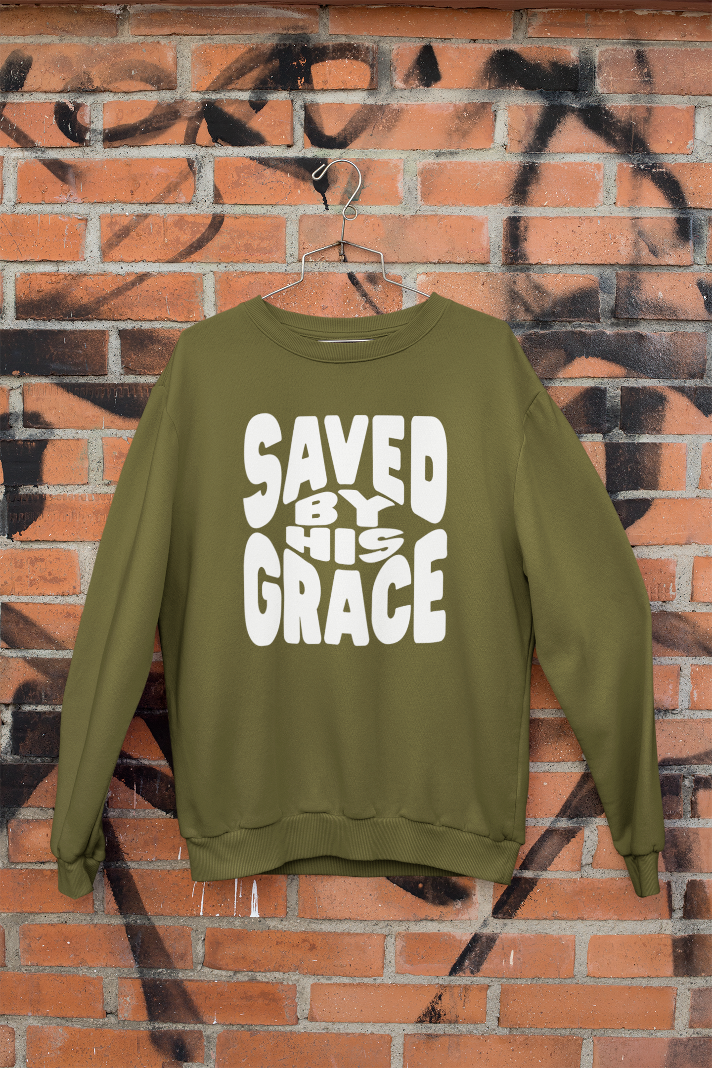 Women's Sweater Saved By His Grace