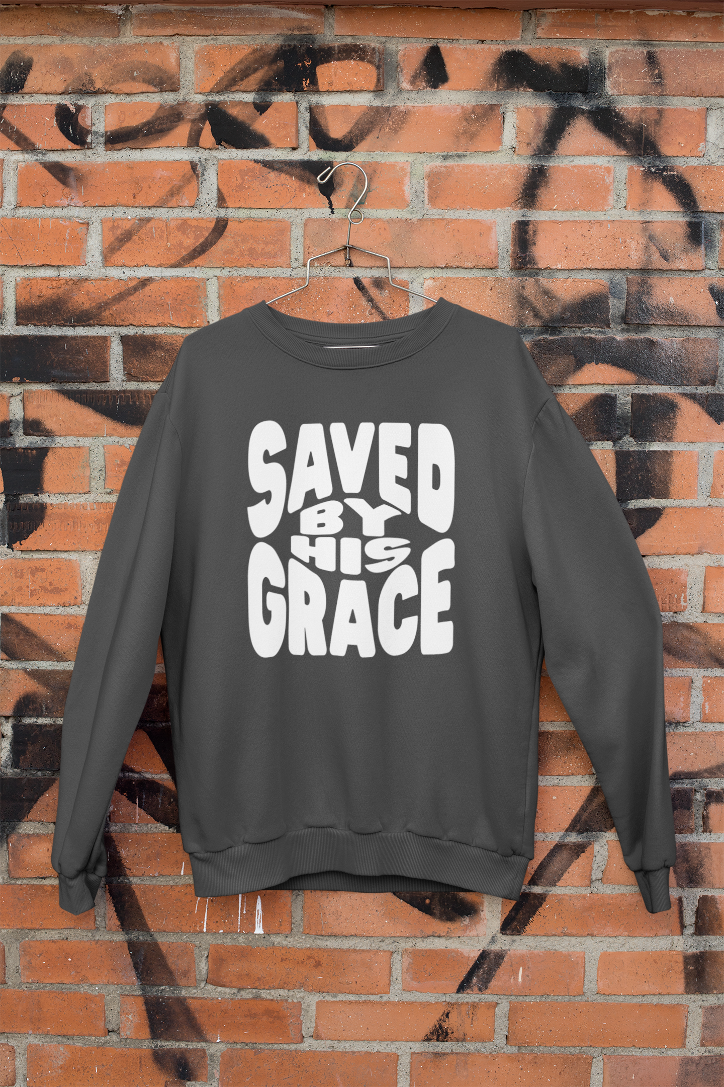 Women's Sweater Saved By His Grace