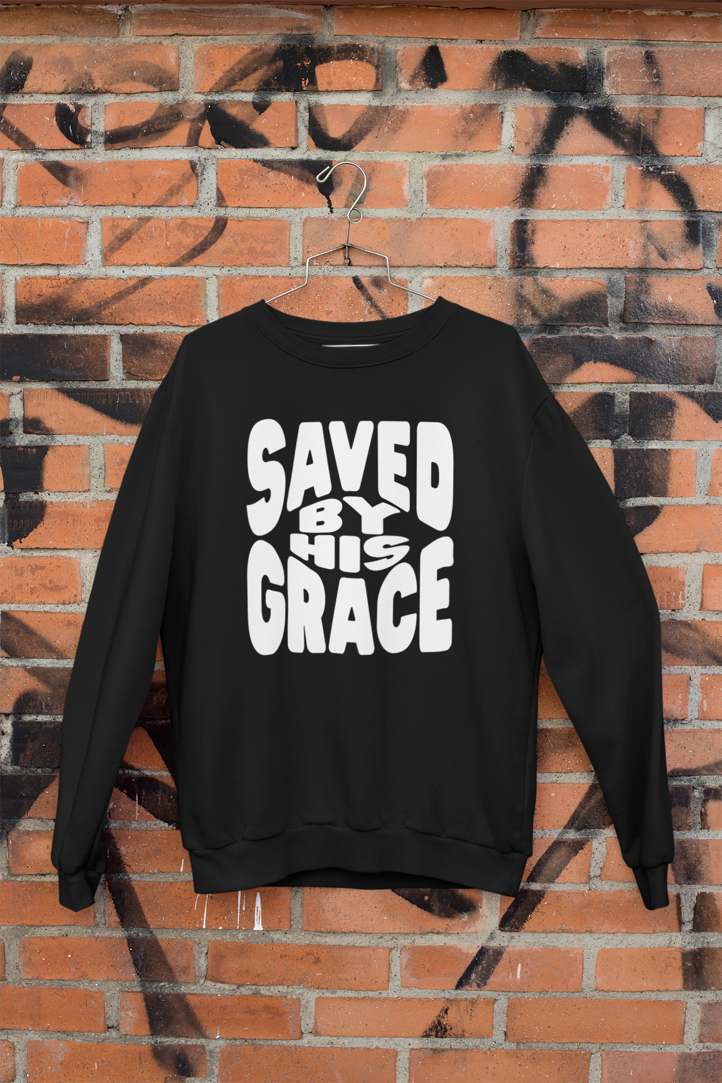 Women's Sweater Saved By His Grace
