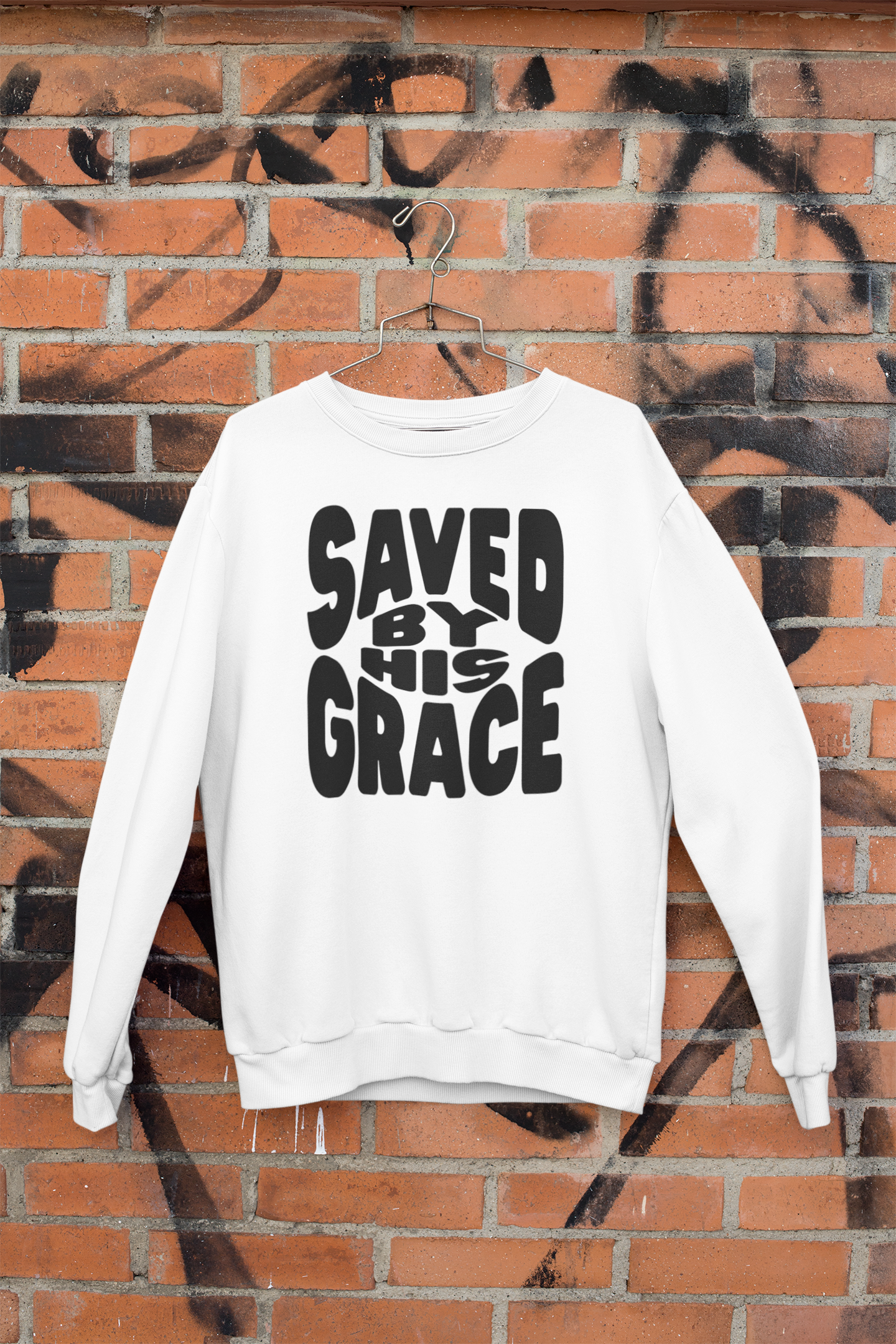 Women's Sweater Saved By His Grace