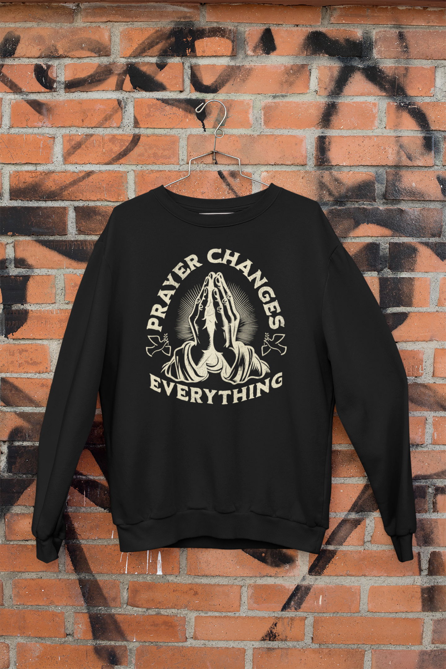 Women's Sweater Prayer Changes Everything