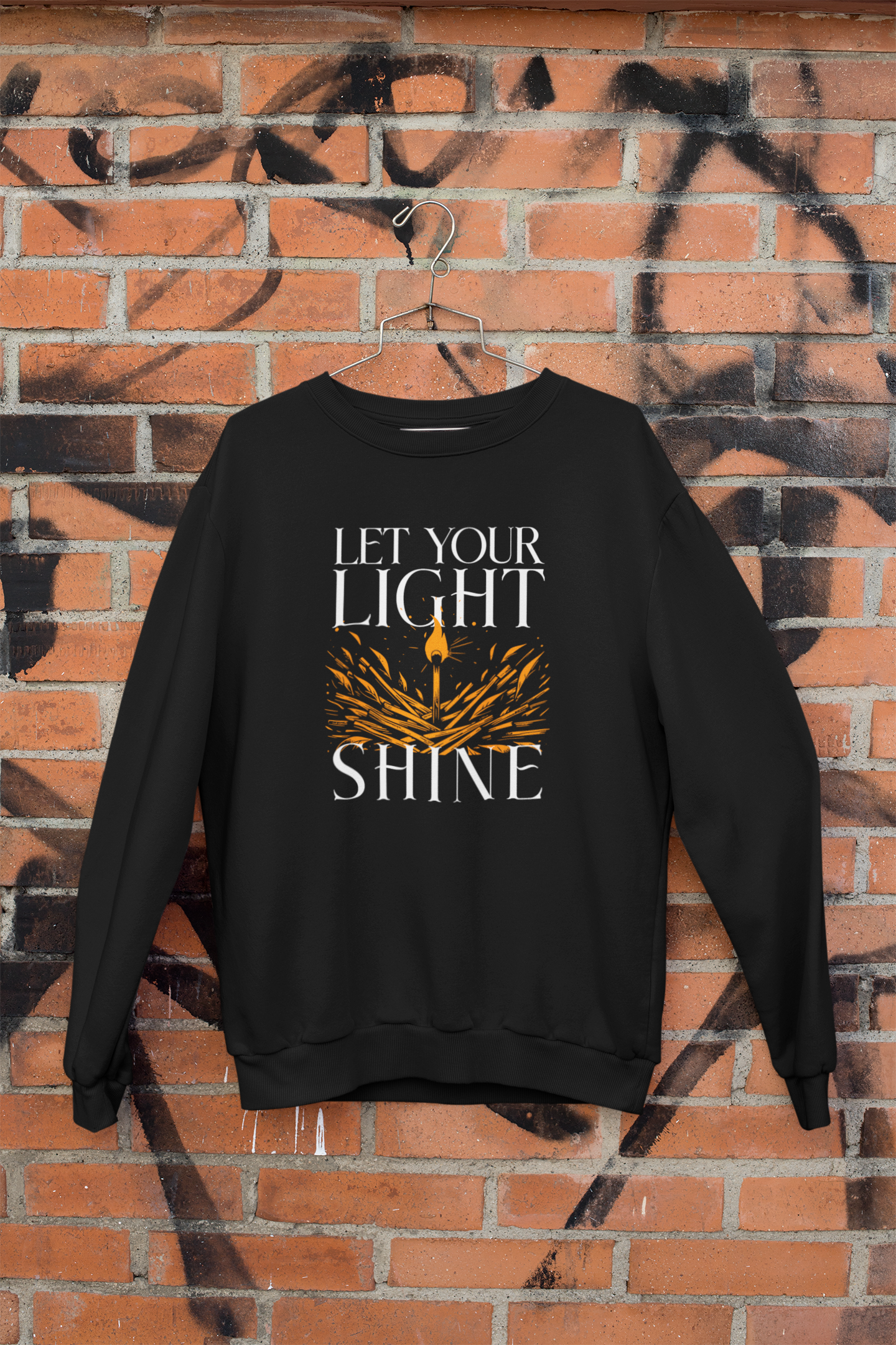 Women's Sweater Let Your Light Shine