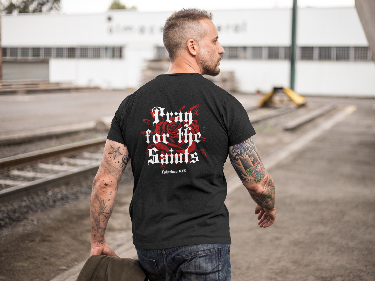 Men's T-Shirt Pray For The Saints