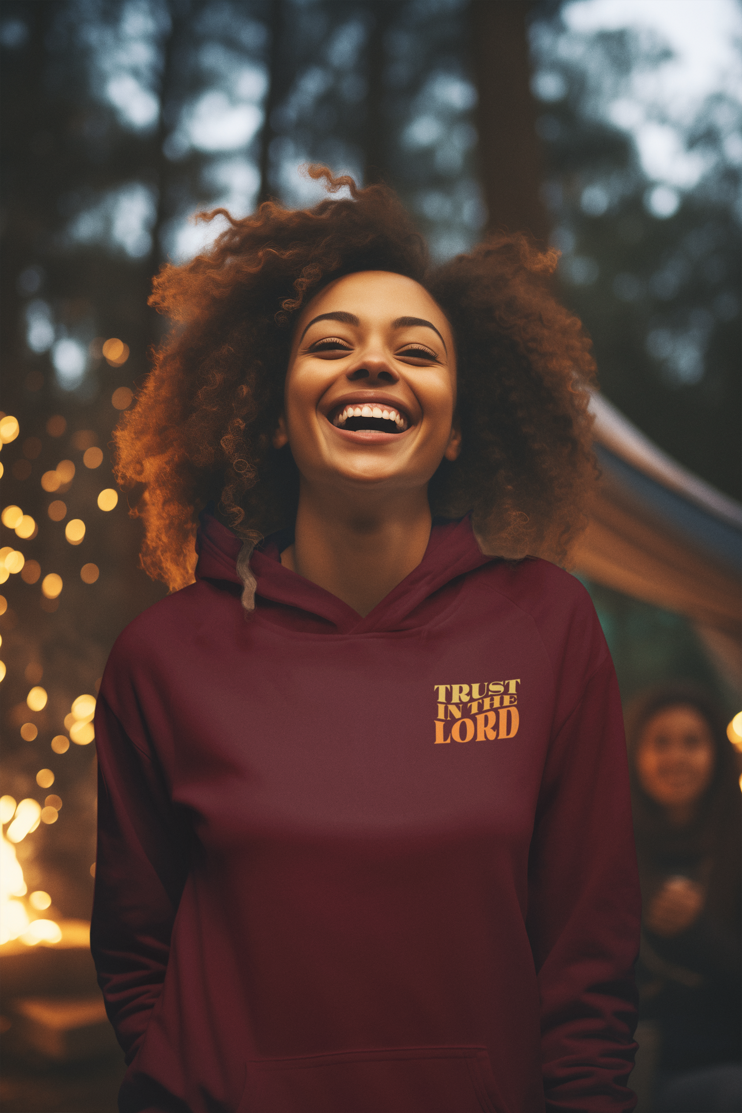Women's Hoodie Trust In the Lord (Sunset)