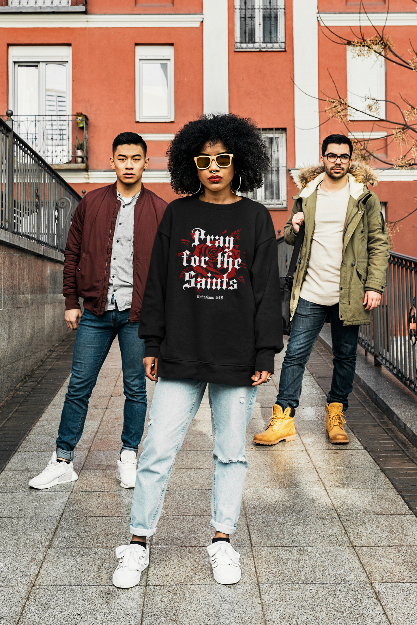 Women's Sweater Pray For The Saints
