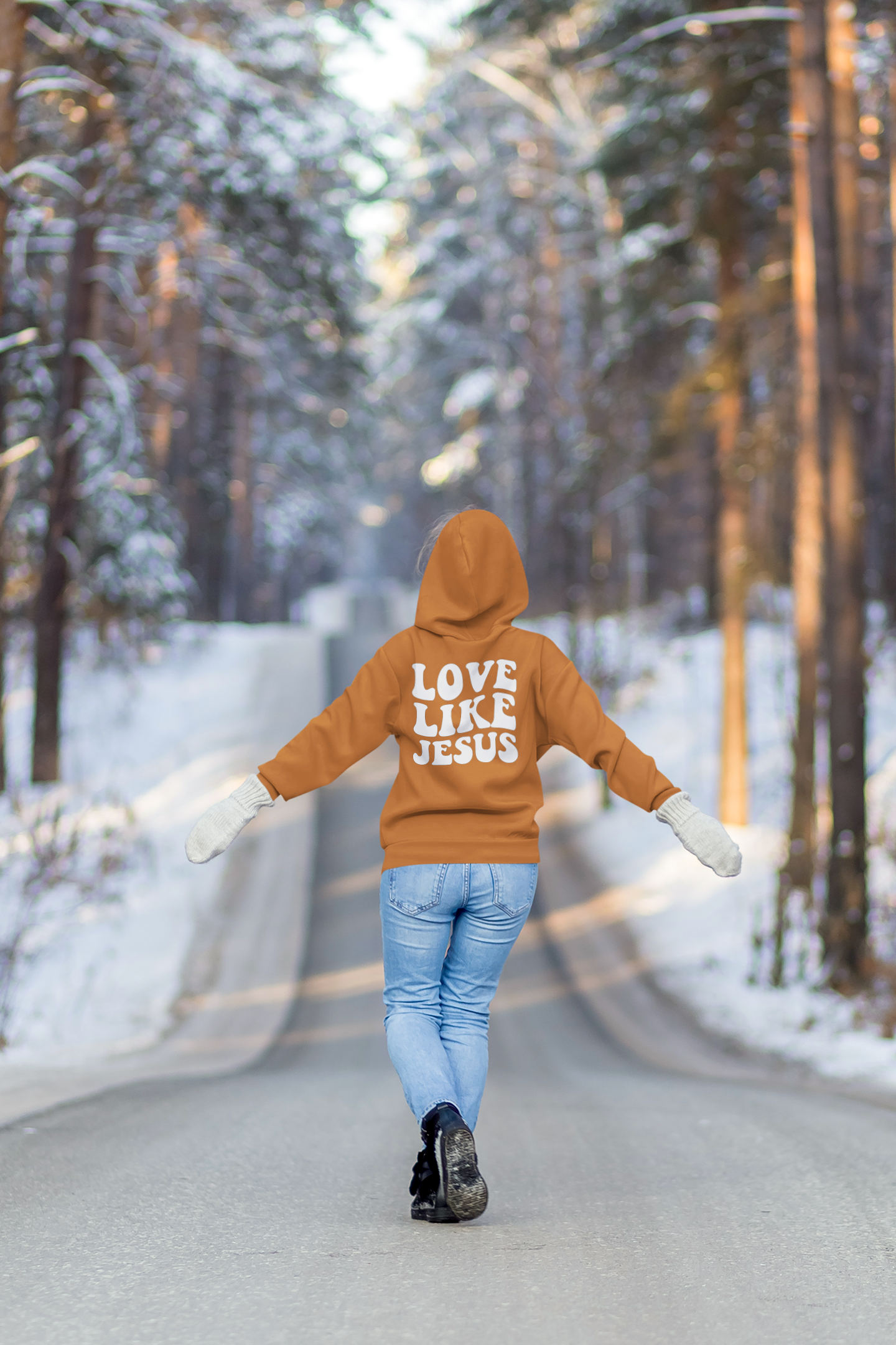 Women's Hoodie Love Like Jesus