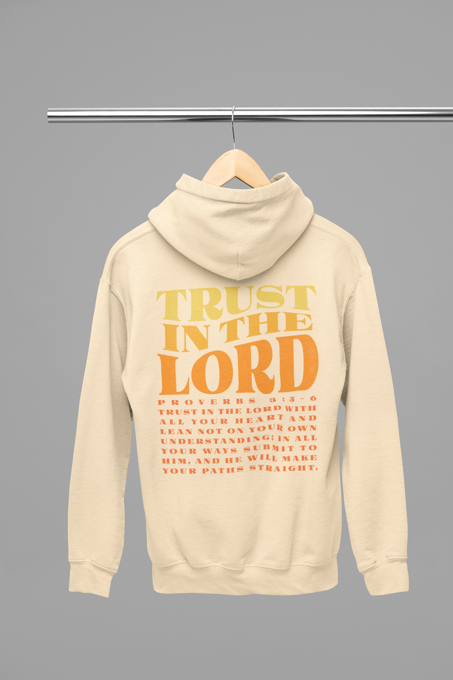 Women's Hoodie Trust In the Lord (Sunset)