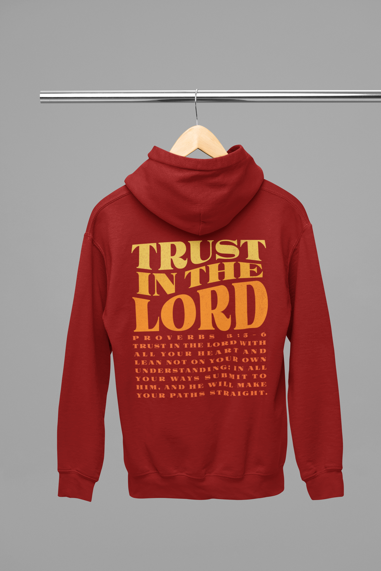 Women's Hoodie Trust In the Lord (Sunset)