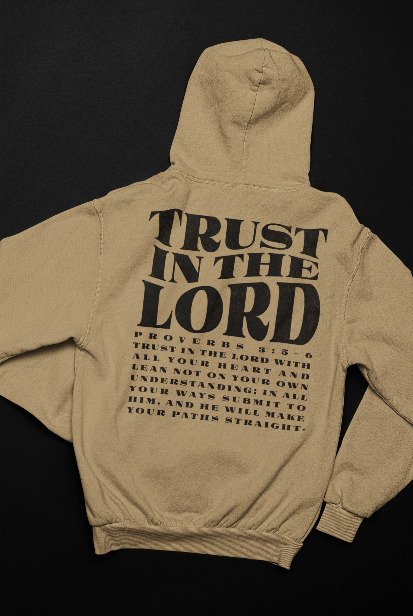 Men's Hoodie Trust In The Lord