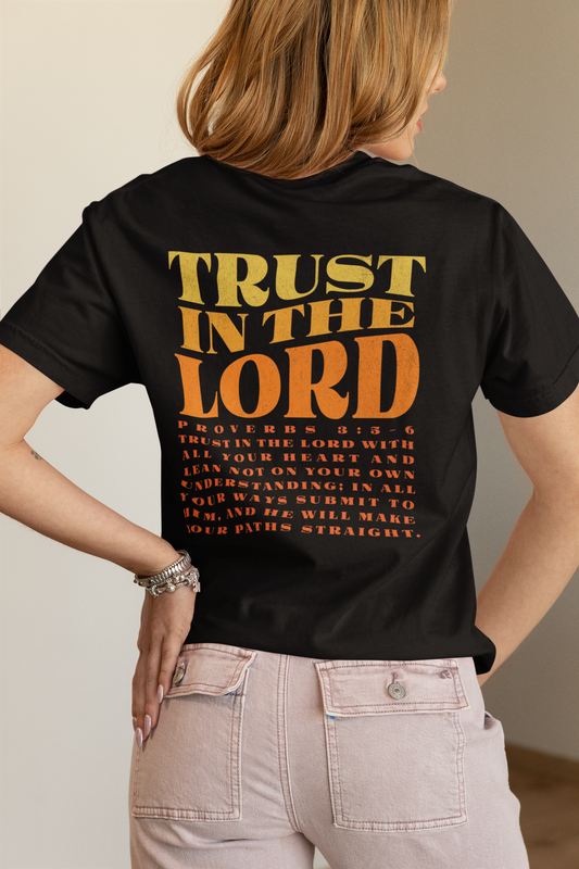 Women's T-Shirt Trust in the Lord (Sunset)