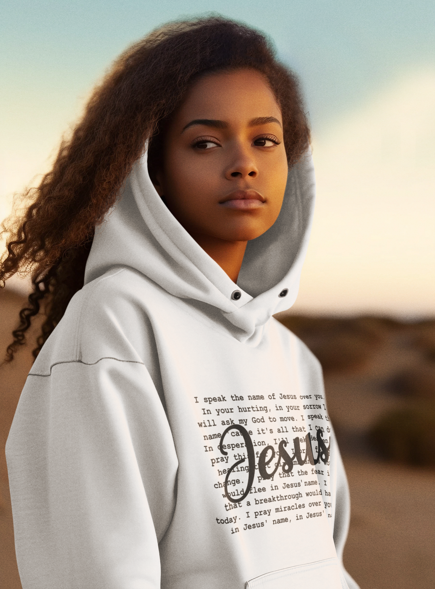 Women's Hoodie Speak The Name of Jesus