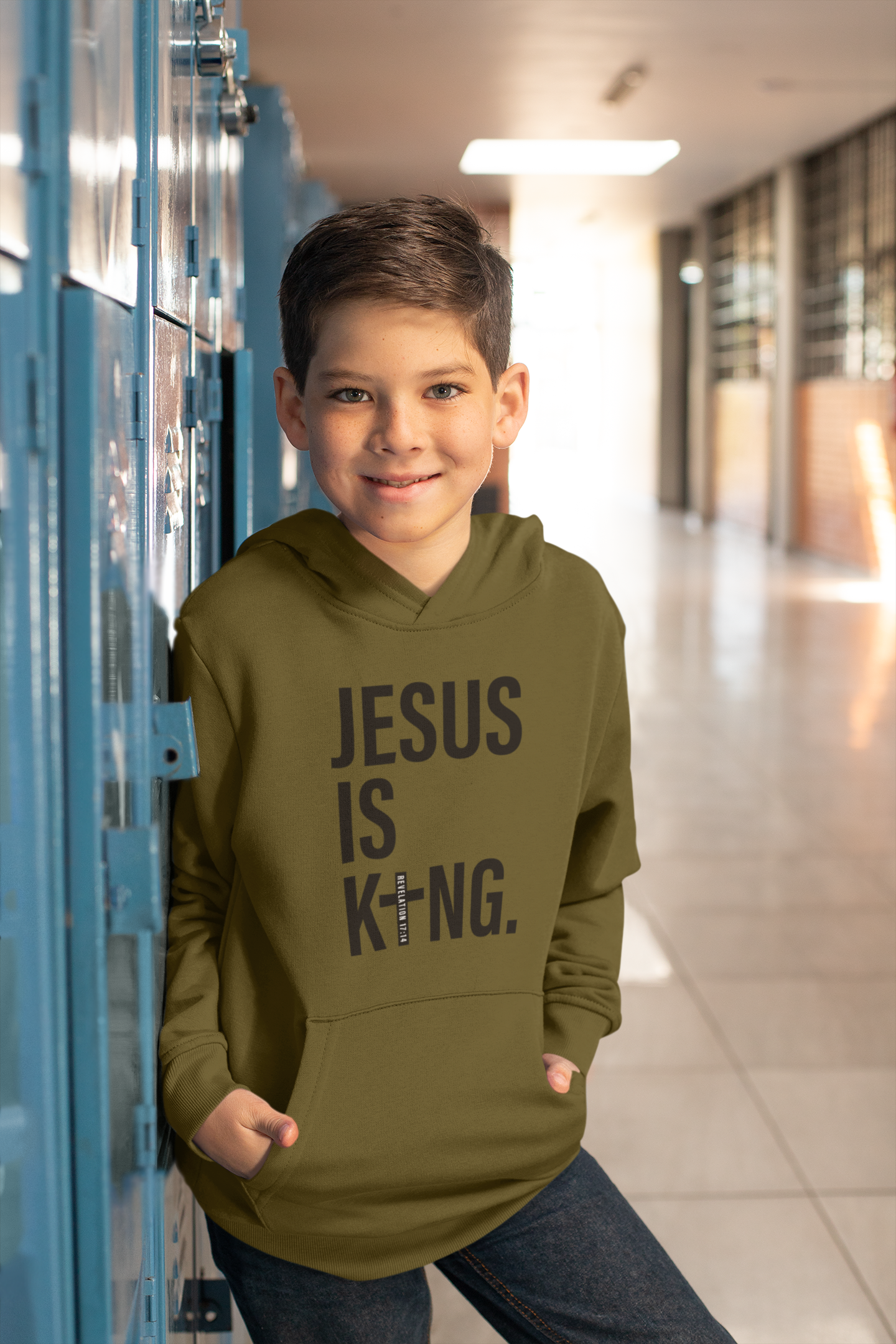 Kid's Hoodie - Jesus Is King