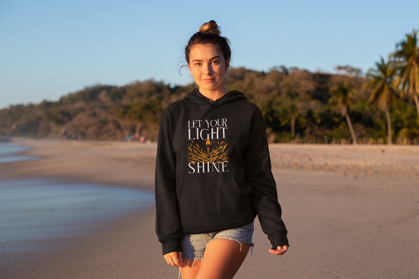 Women's Hoodie Let Your Light Shine