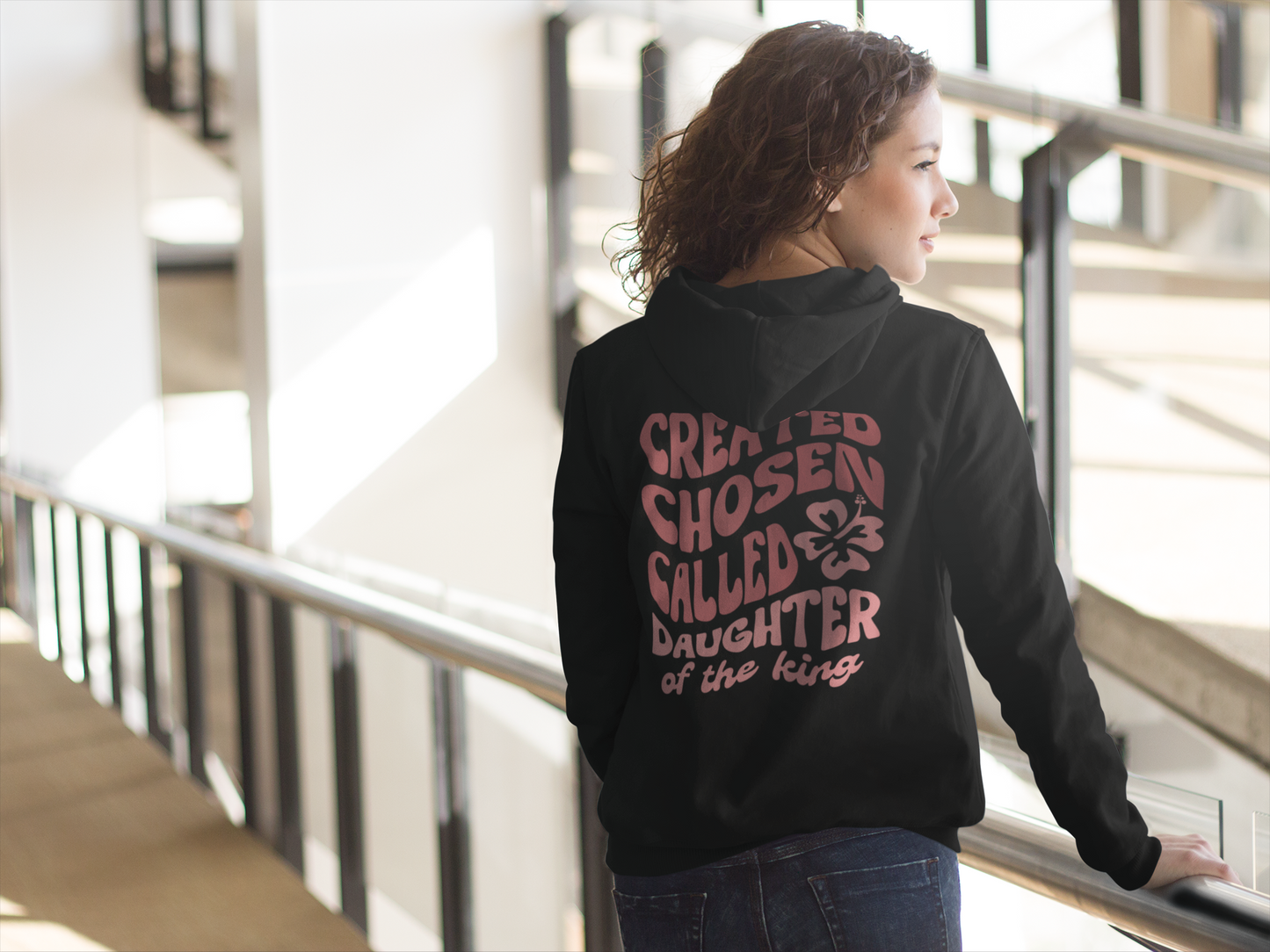 Women's Hoodie Called Created Chosen