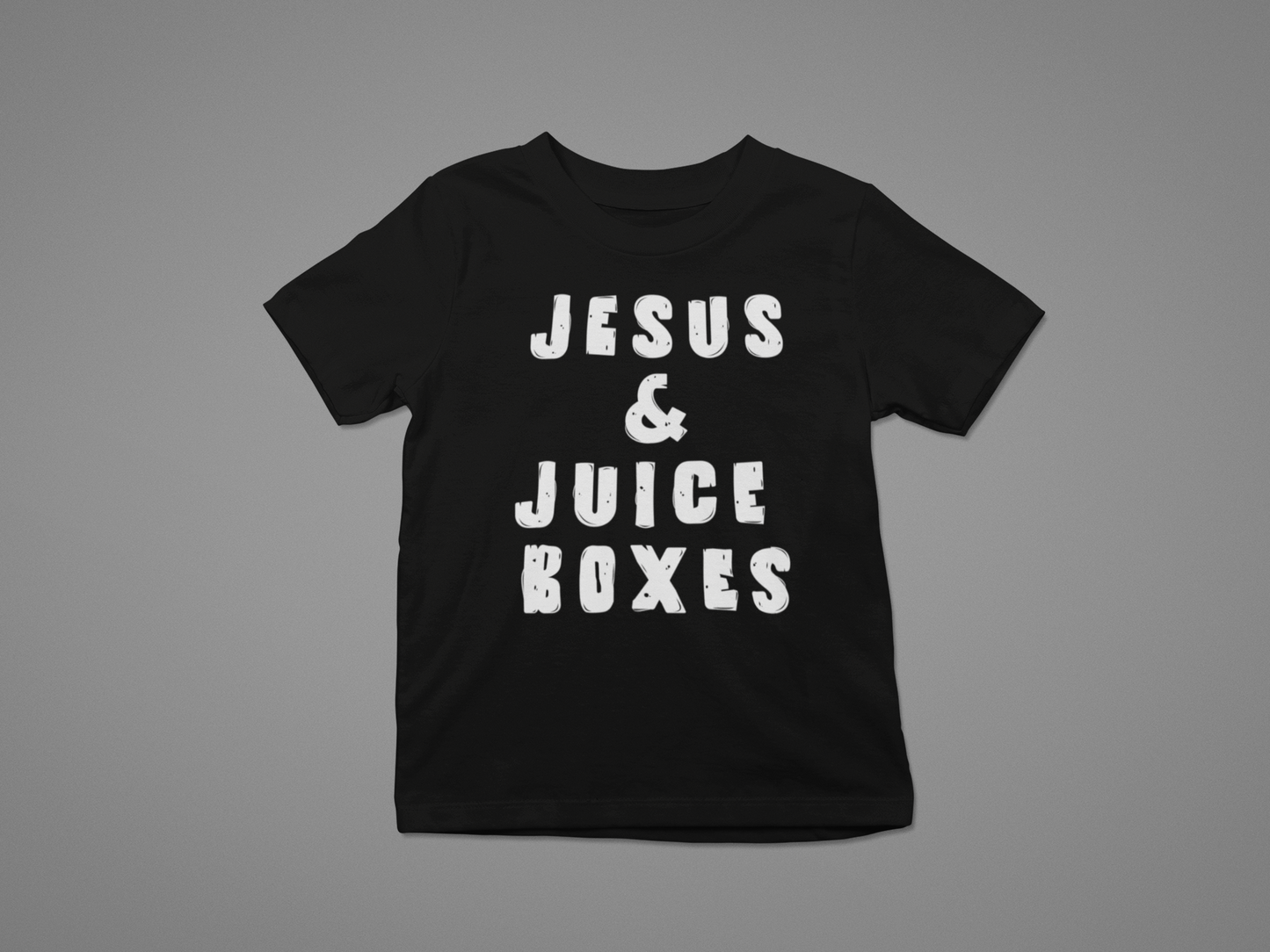 Kid's T-Shirt Jesus and Juice Boxes