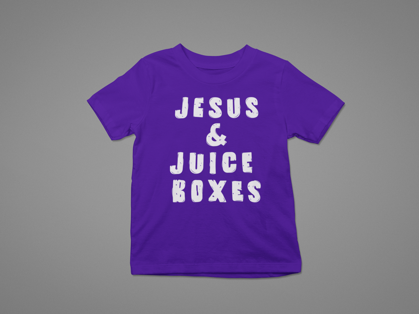 Kid's T-Shirt Jesus and Juice Boxes