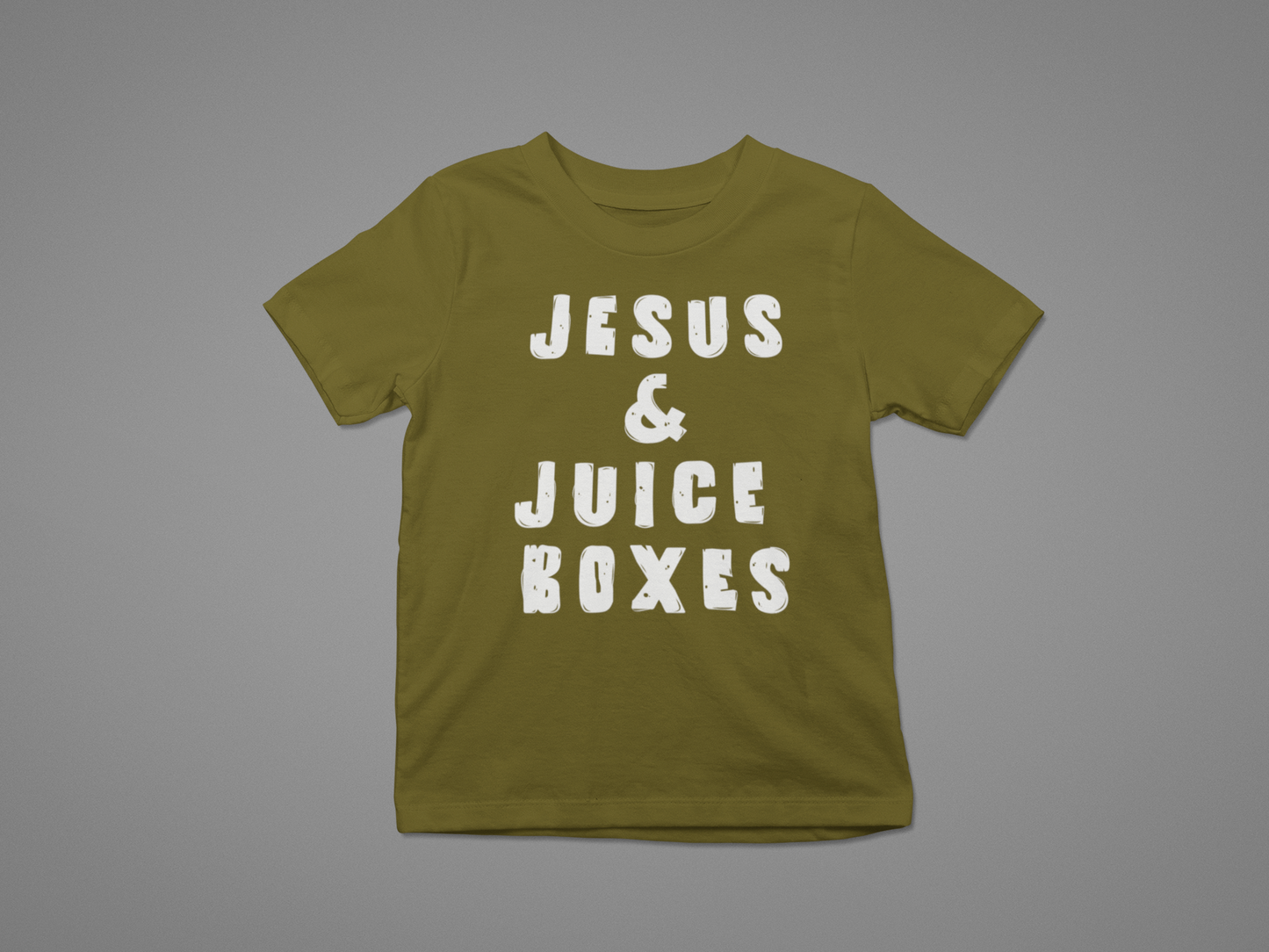 Kid's T-Shirt Jesus and Juice Boxes
