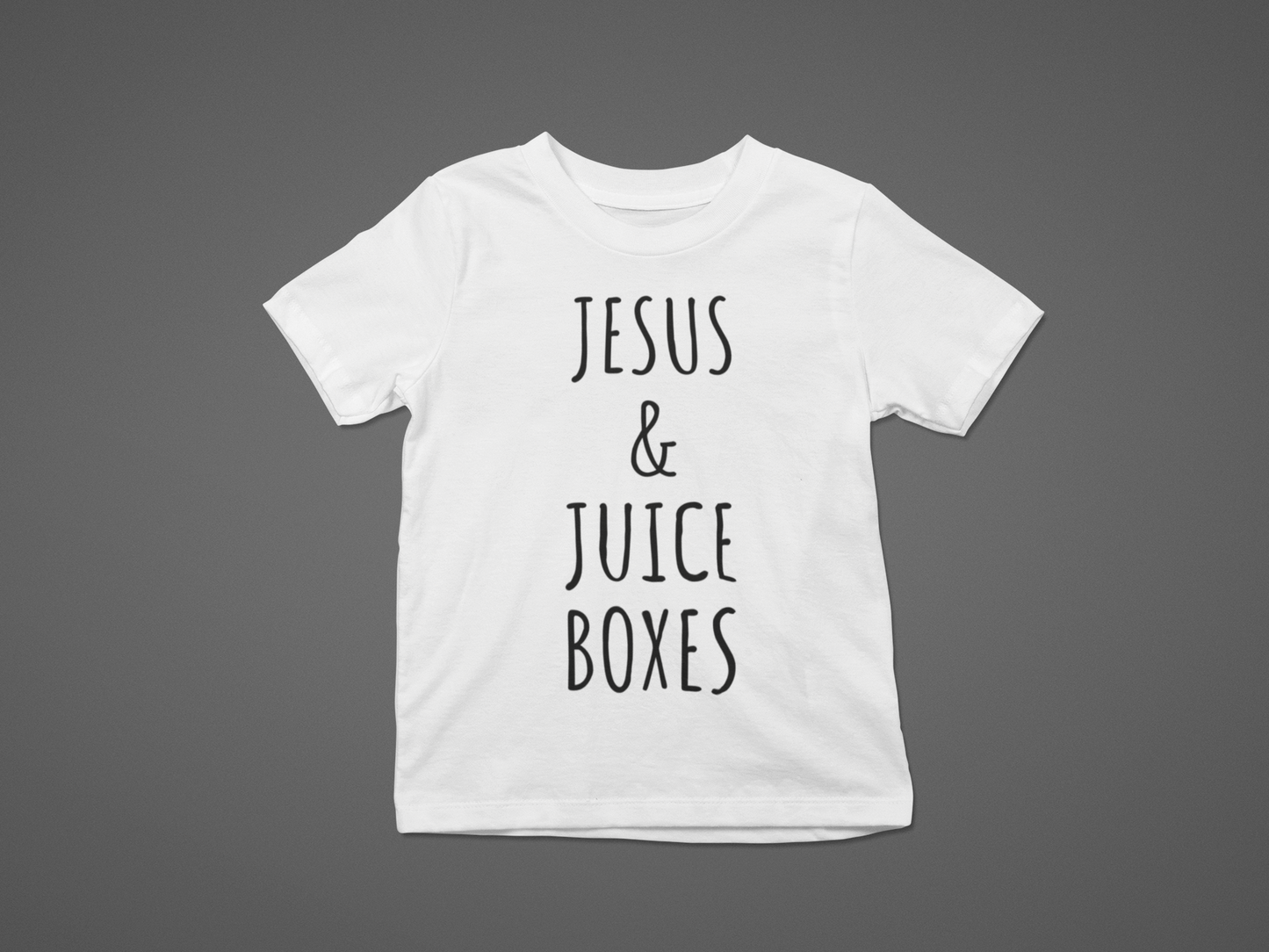 Kid's T-Shirt Jesus and Juice Boxes