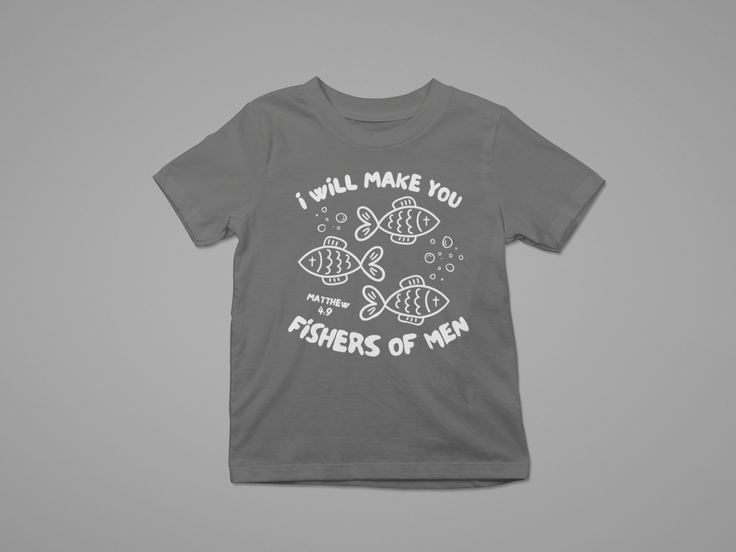 Kid's T-Shirt I Will Make You A Fisherman