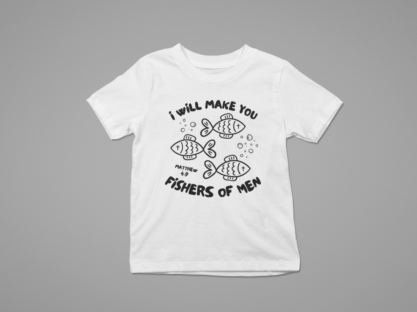 Kid's T-Shirt I Will Make You A Fisherman