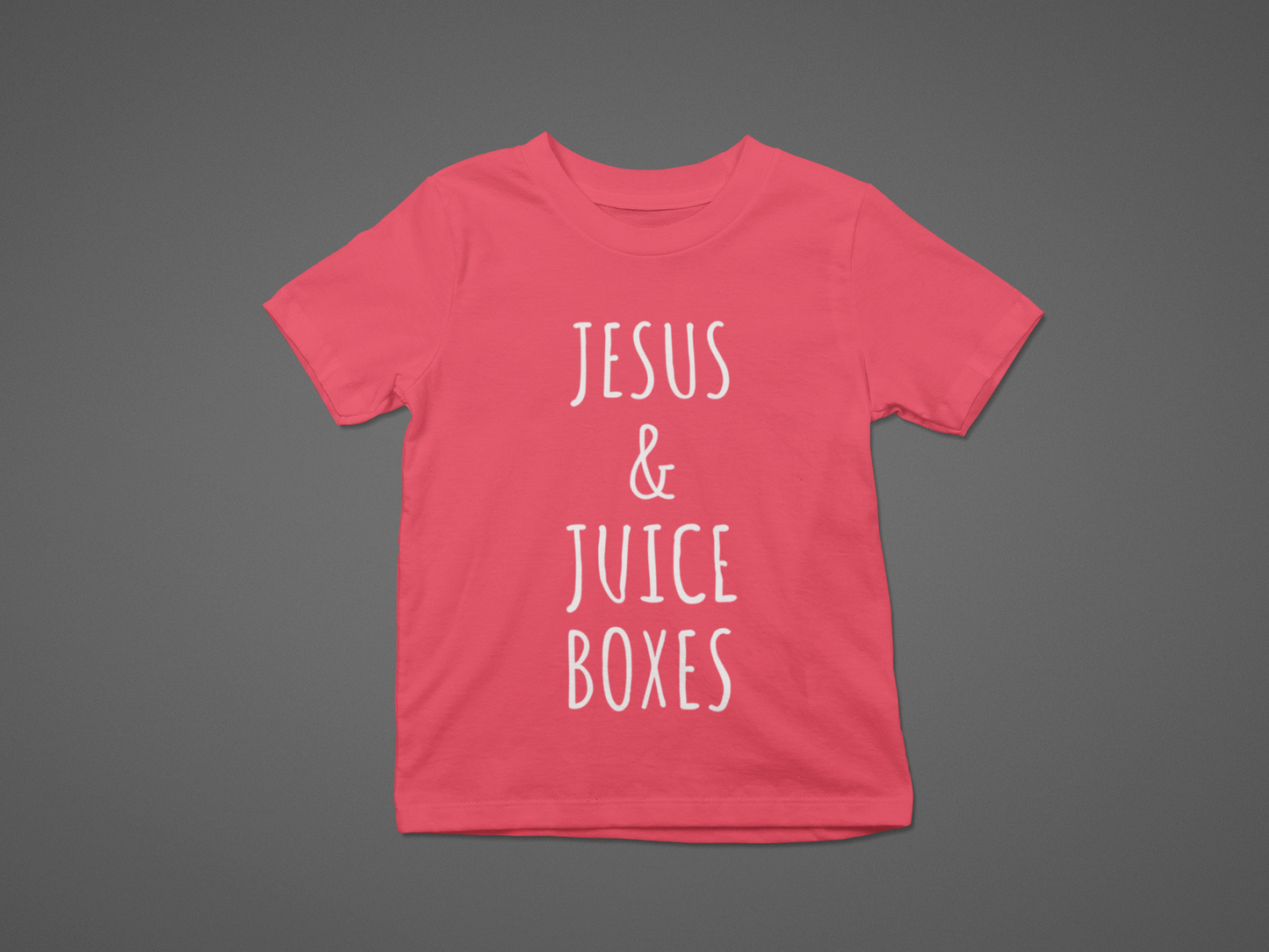 Kid's T-Shirt Jesus and Juice Boxes