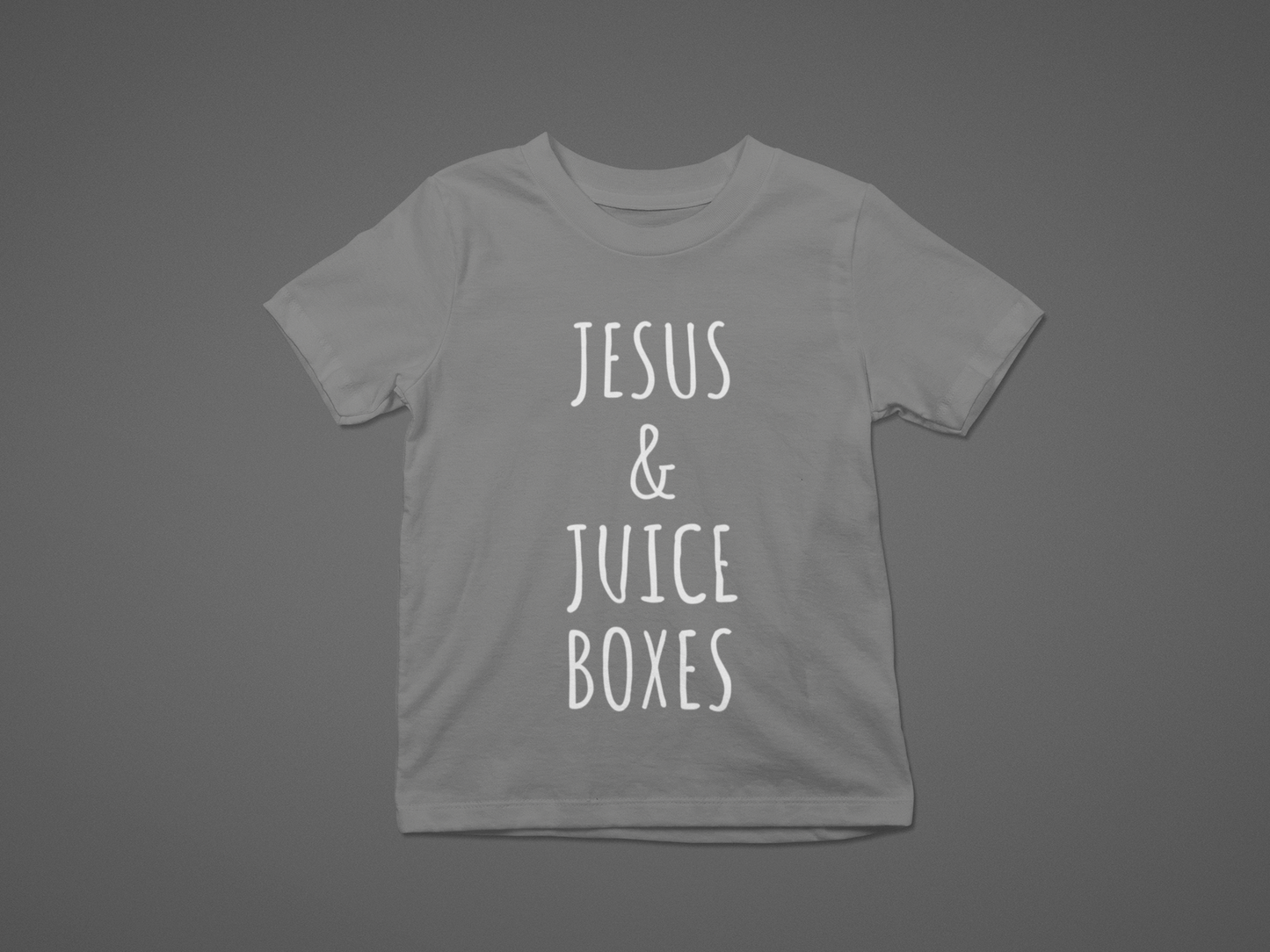 Kid's T-Shirt Jesus and Juice Boxes