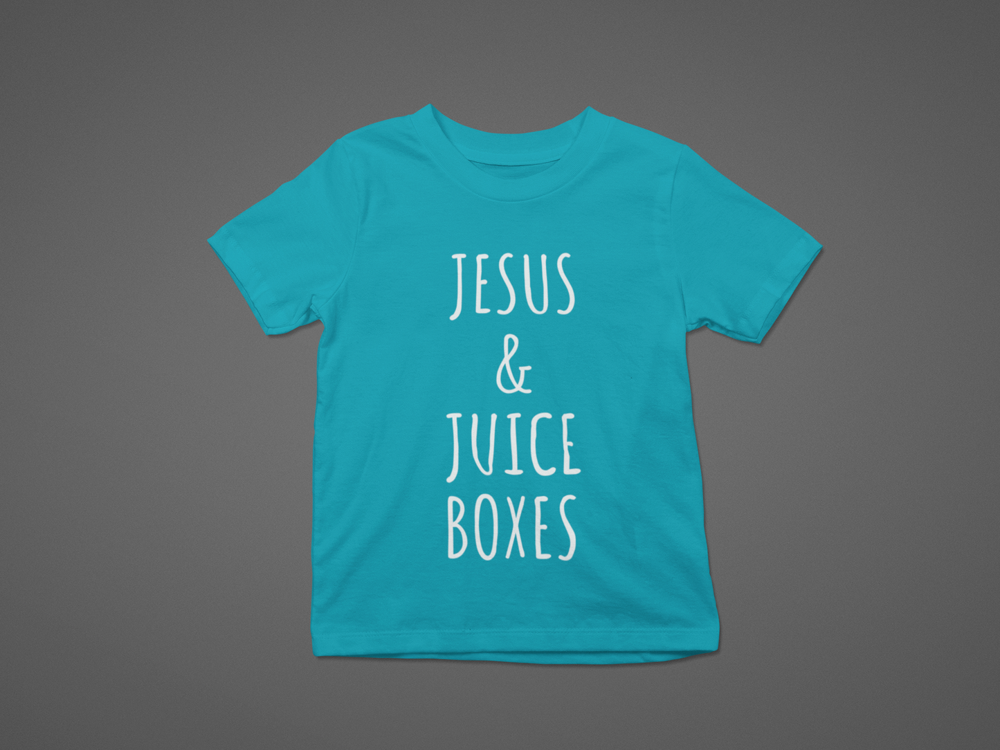 Kid's T-Shirt Jesus and Juice Boxes