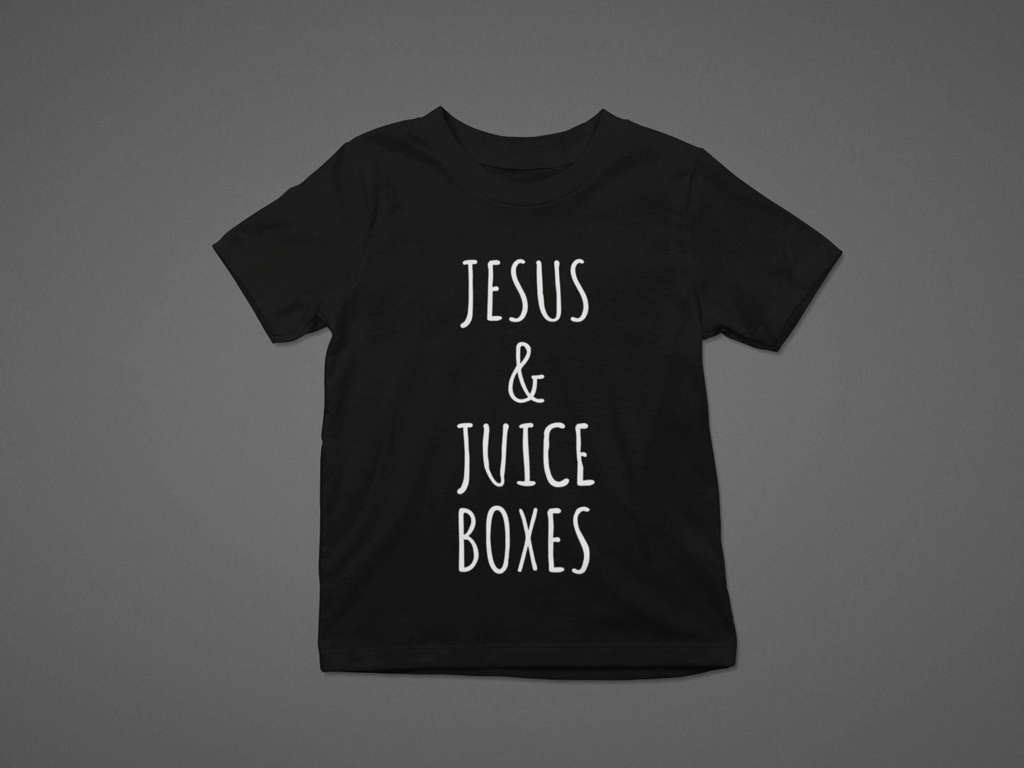 Kid's T-Shirt Jesus and Juice Boxes