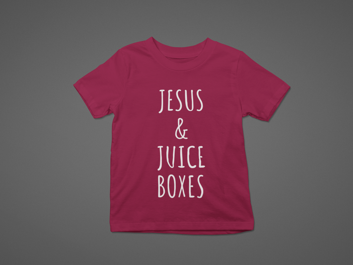 Kid's T-Shirt Jesus and Juice Boxes