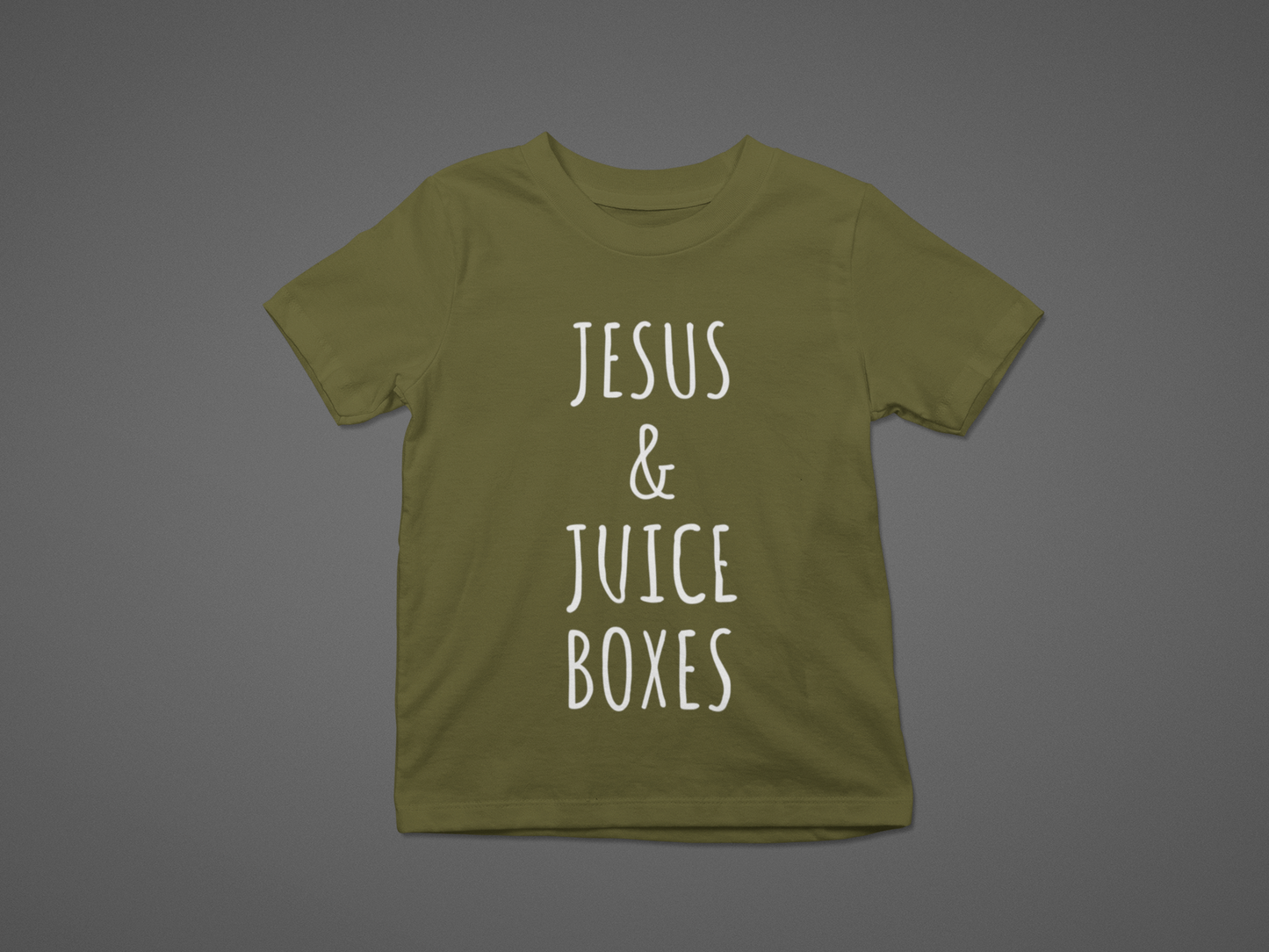 Kid's T-Shirt Jesus and Juice Boxes