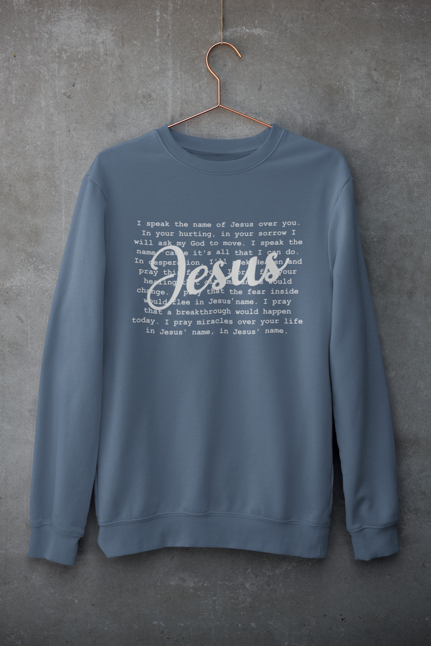 Women's Sweater Speak The Name of Jesus