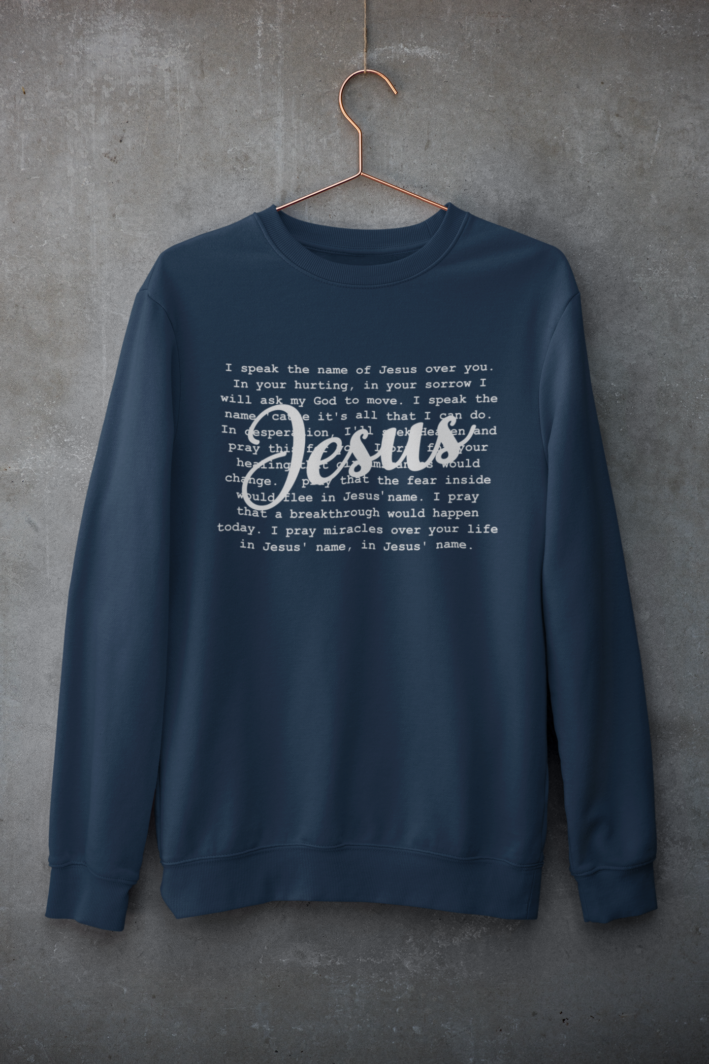 Women's Sweater Speak The Name of Jesus