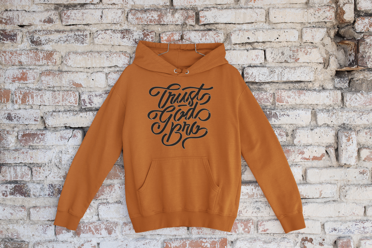 Men's Hoodie Trust God Bro