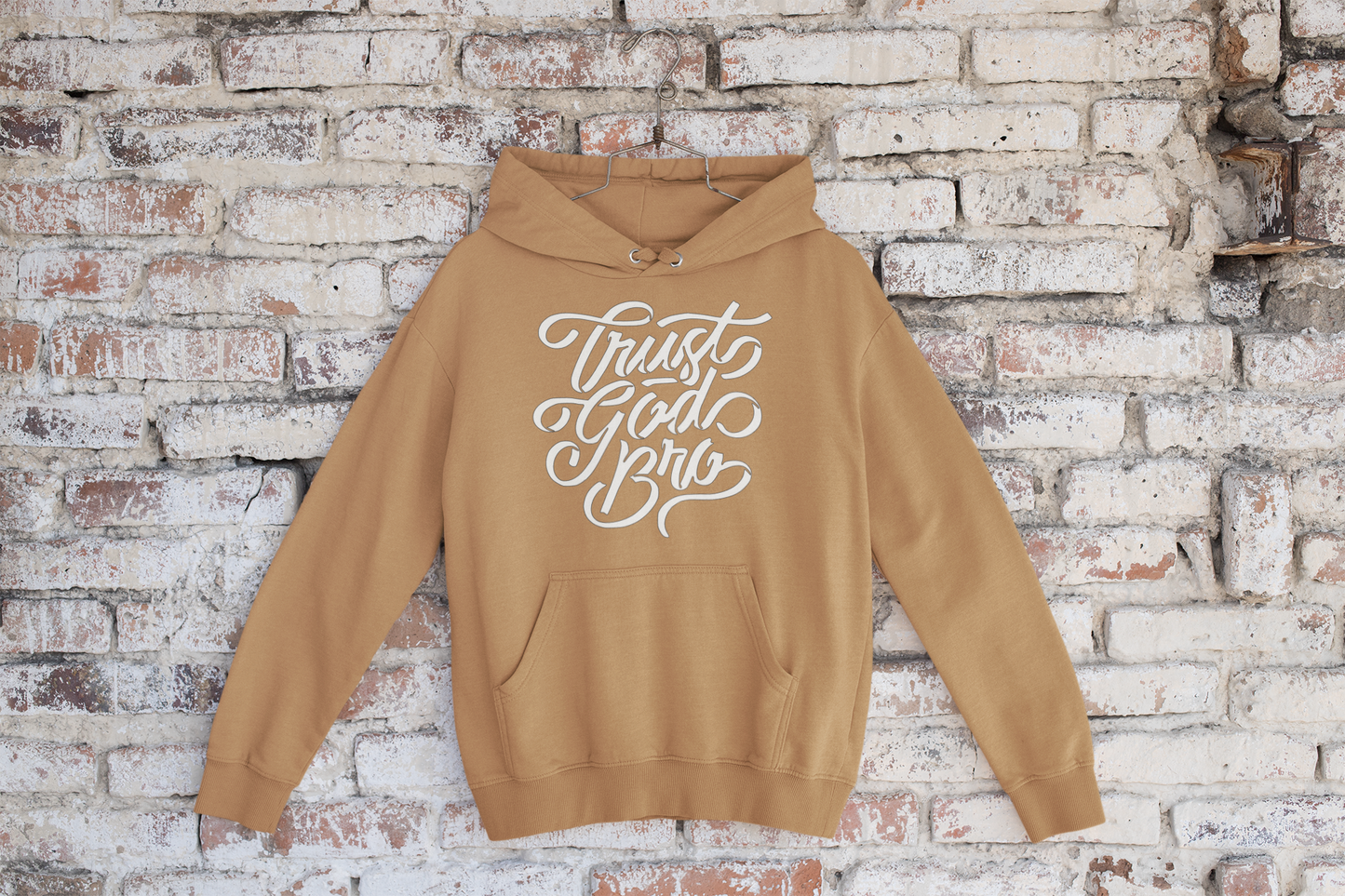 Men's Hoodie Trust God Bro