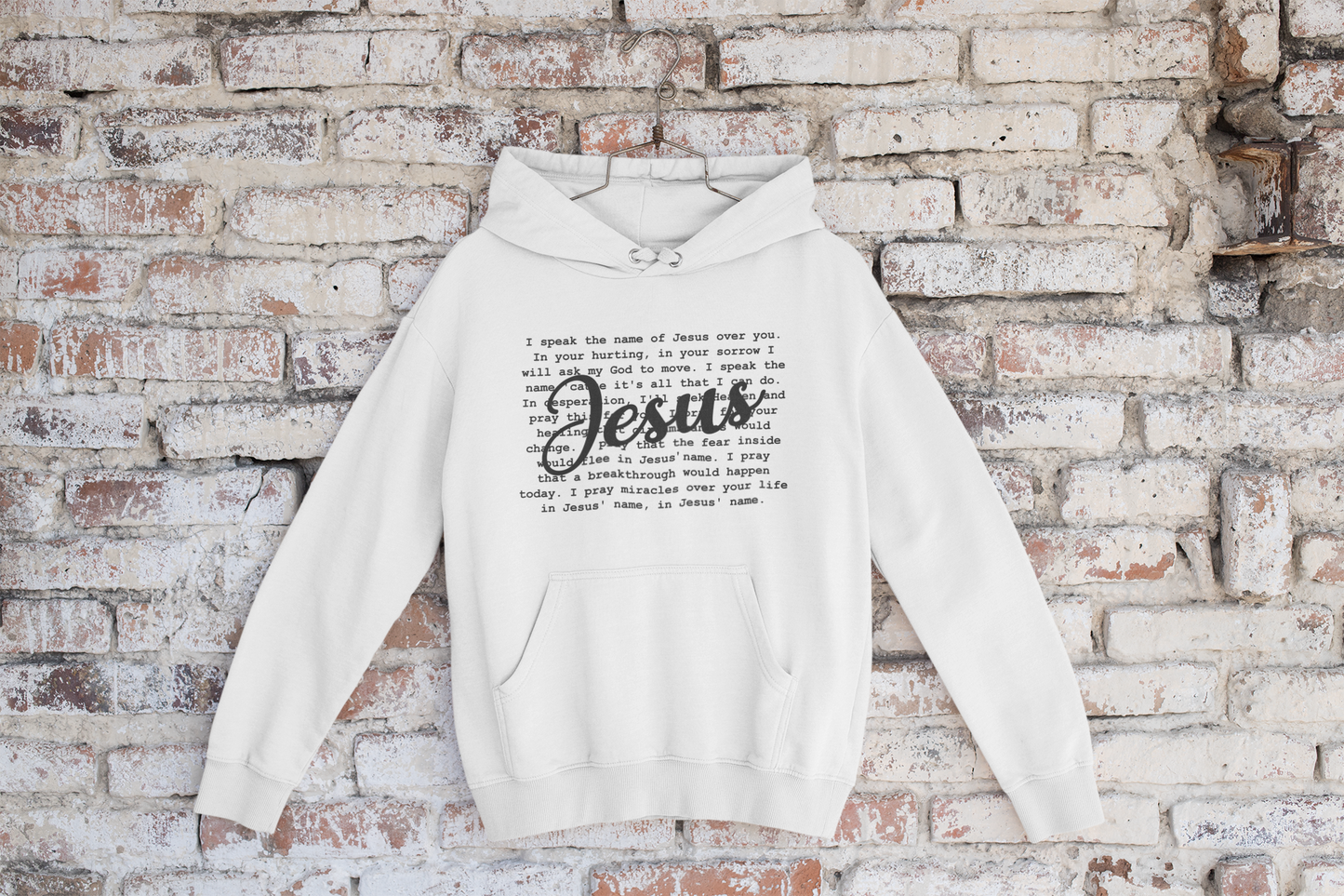 Women's Hoodie Speak The Name of Jesus