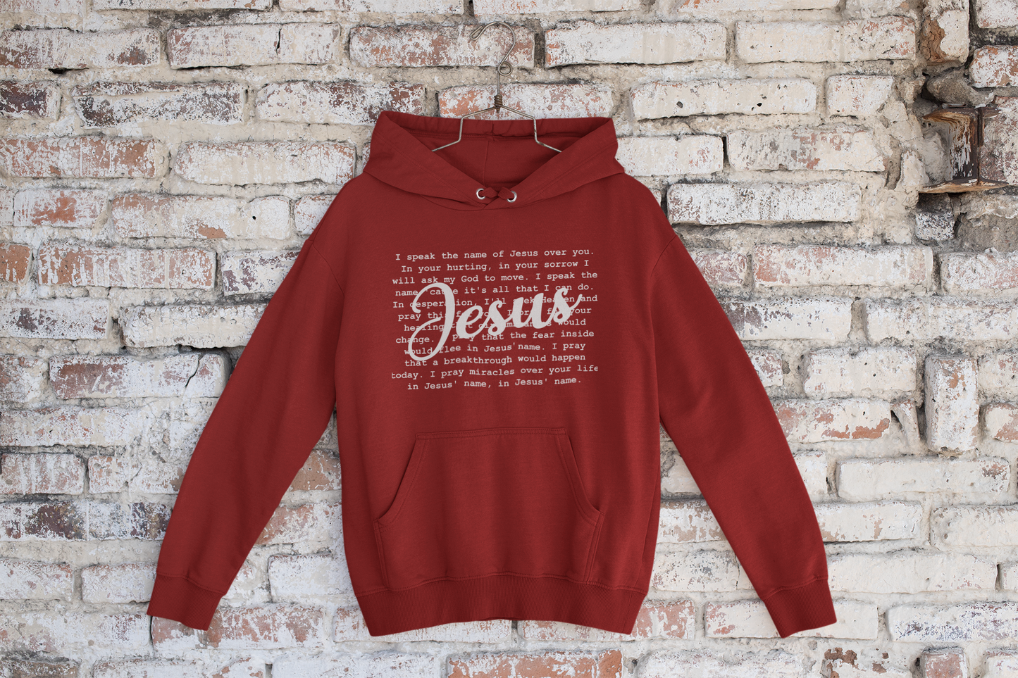 Women's Hoodie Speak The Name of Jesus