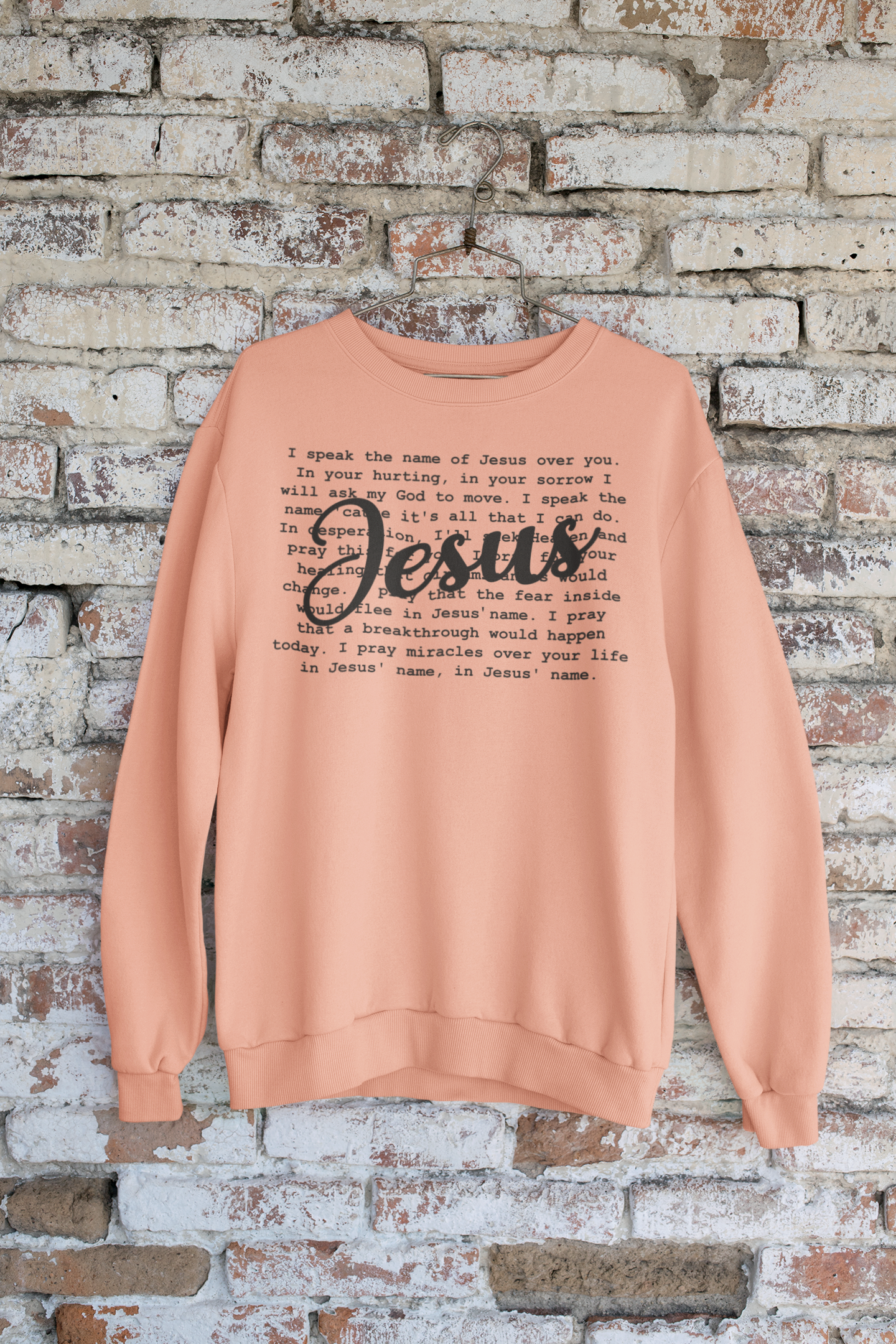 Women's Sweater Speak The Name of Jesus