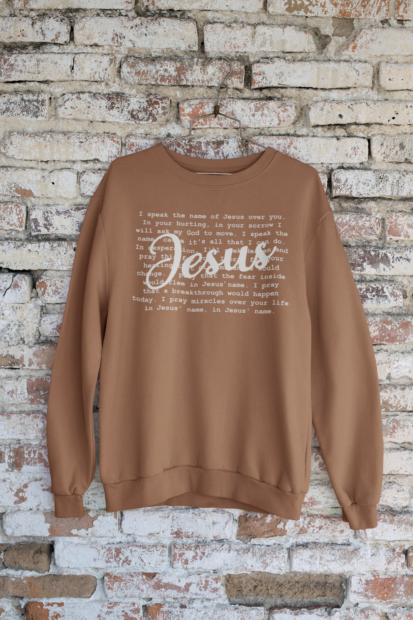 Women's Sweater Speak The Name of Jesus