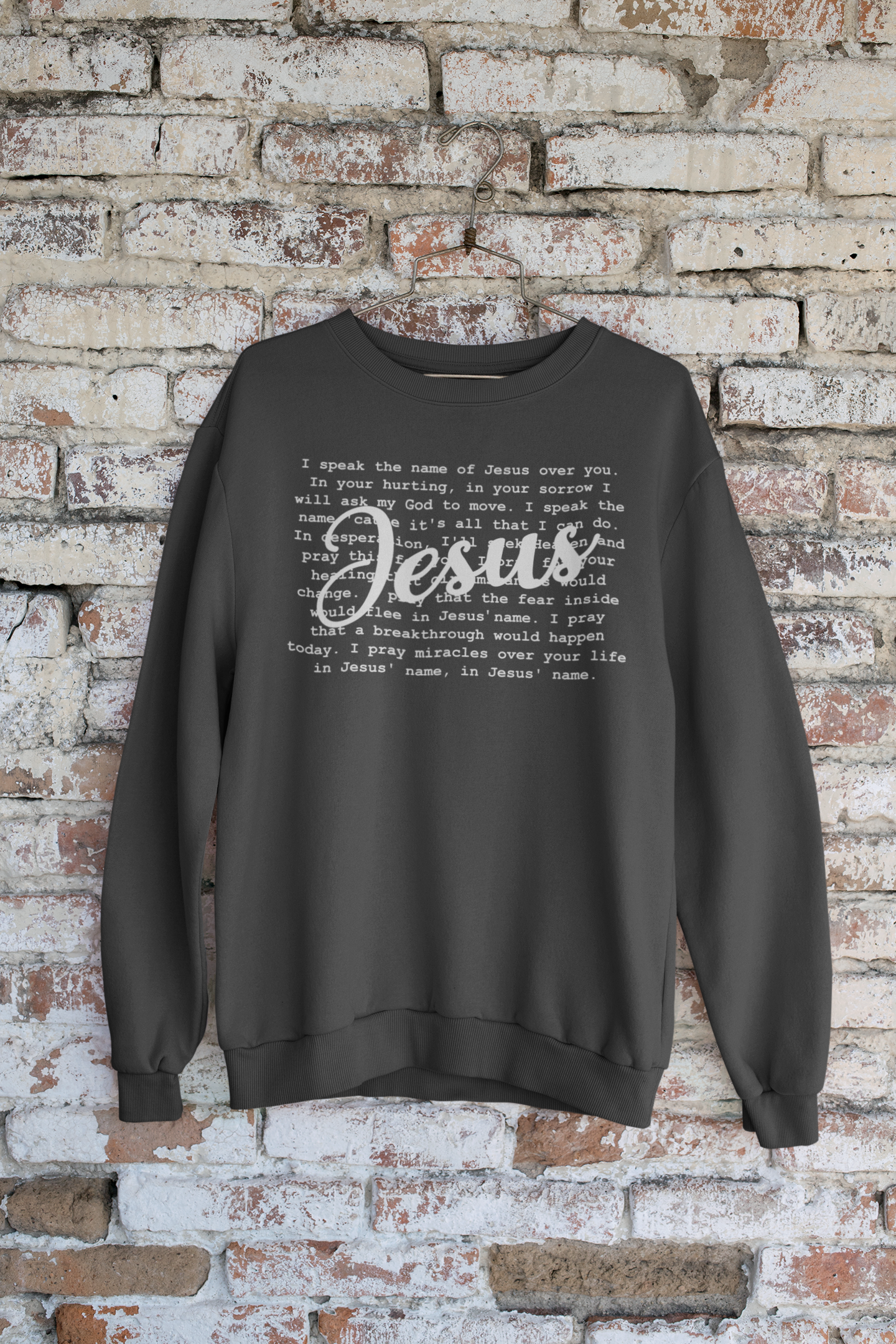 Women's Sweater Speak The Name of Jesus