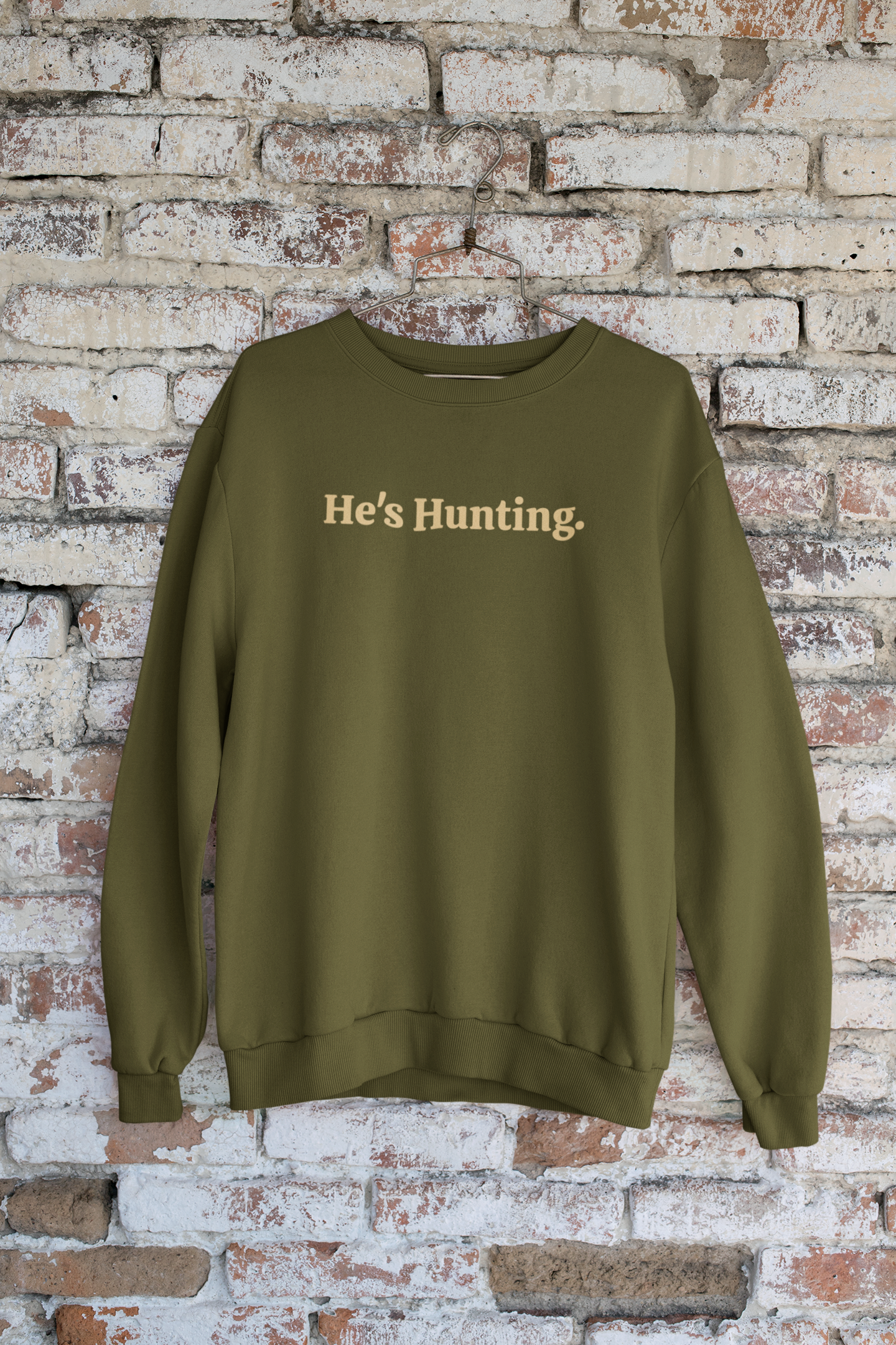 Women's Sweater He's Hunting