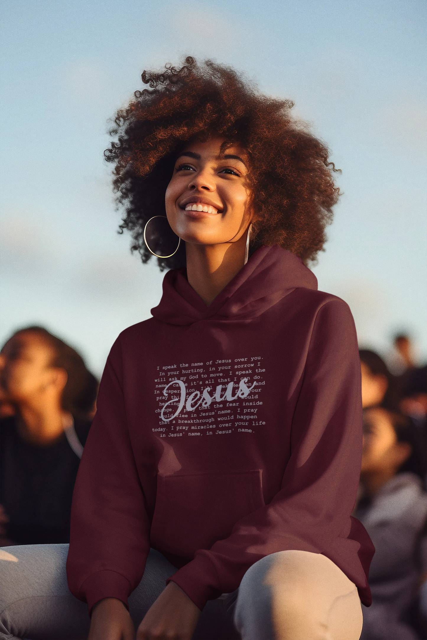 Women's Hoodie Speak The Name of Jesus